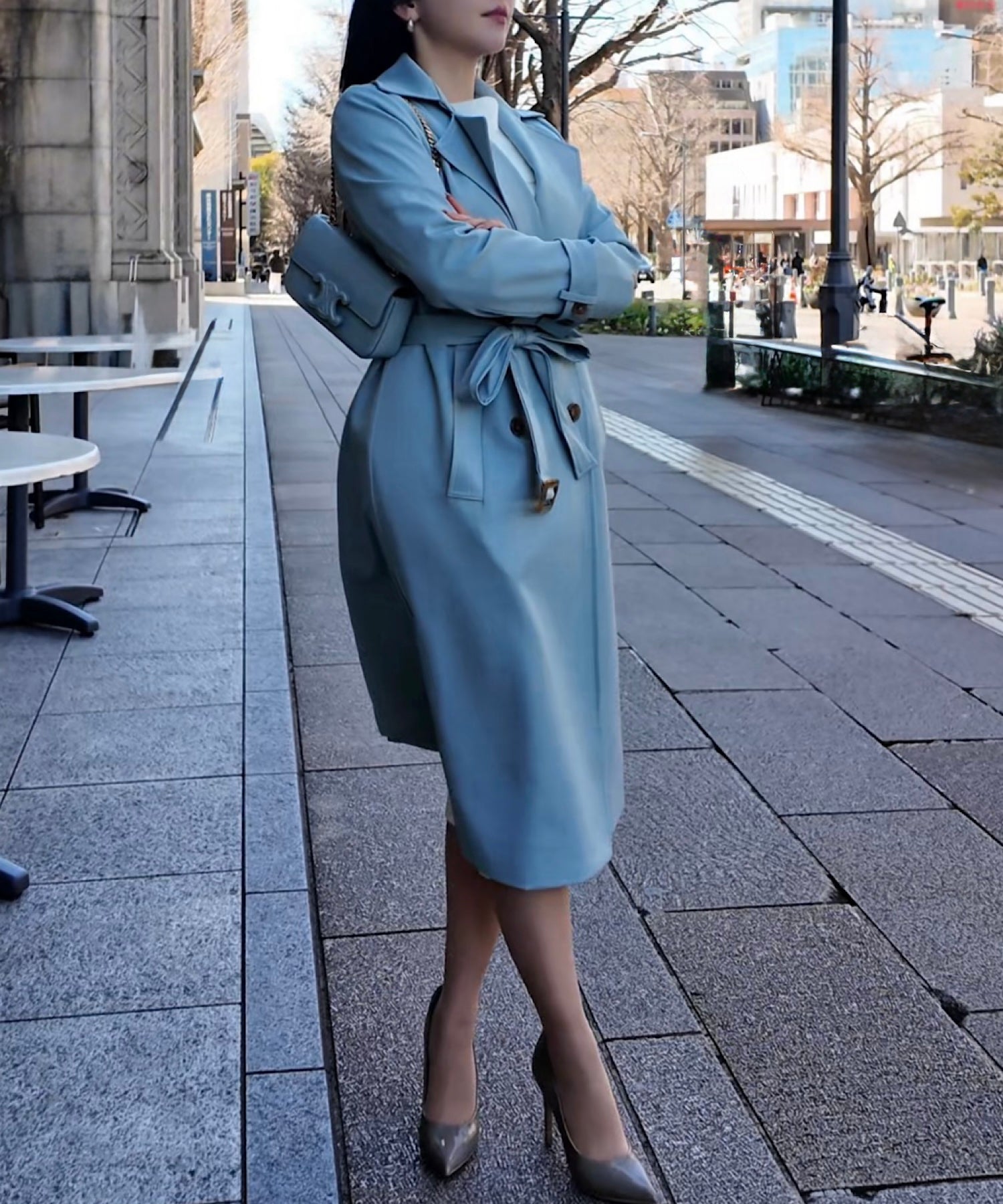 ニュアンスドレス トレンチコート