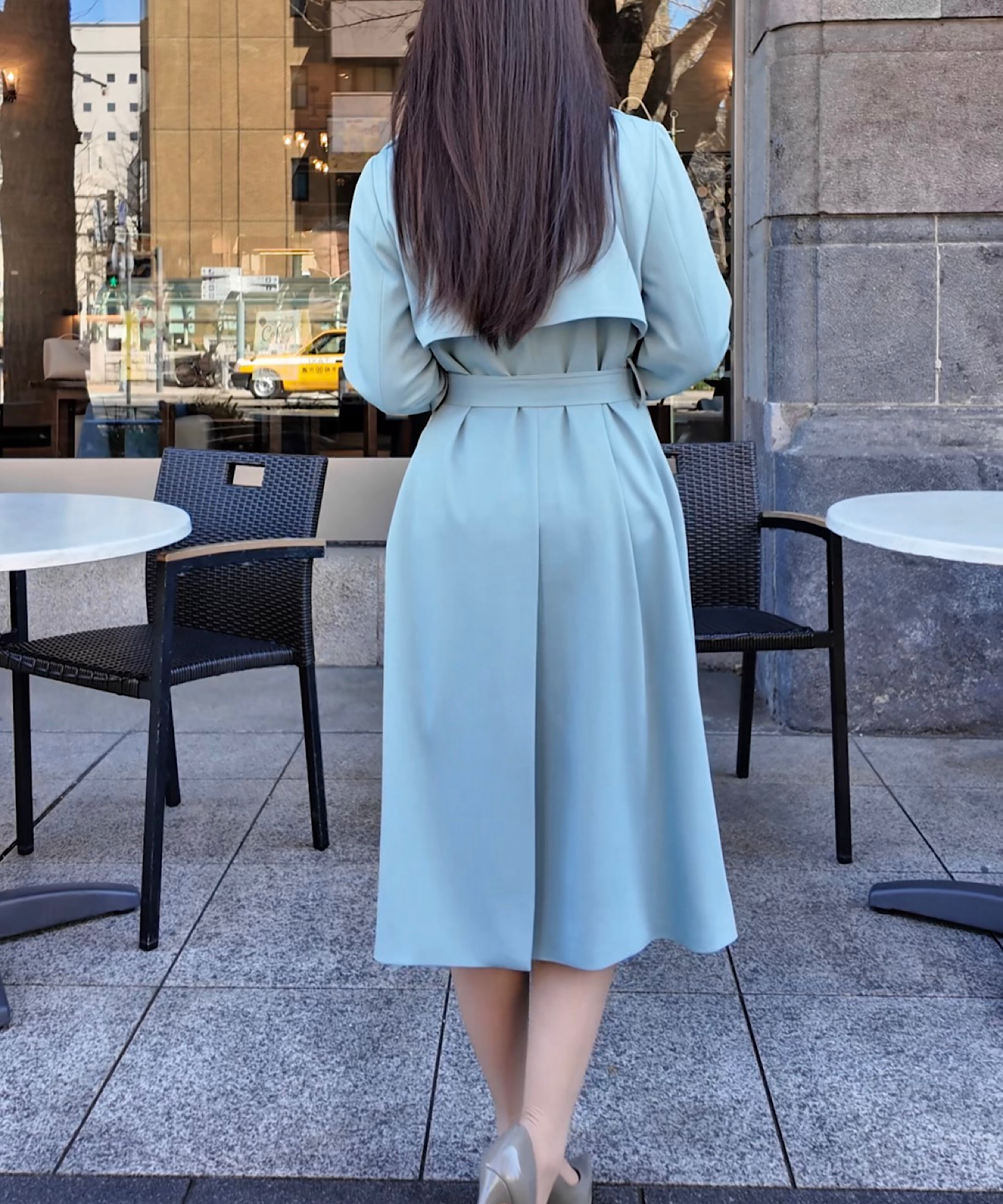 ニュアンスドレス トレンチコート