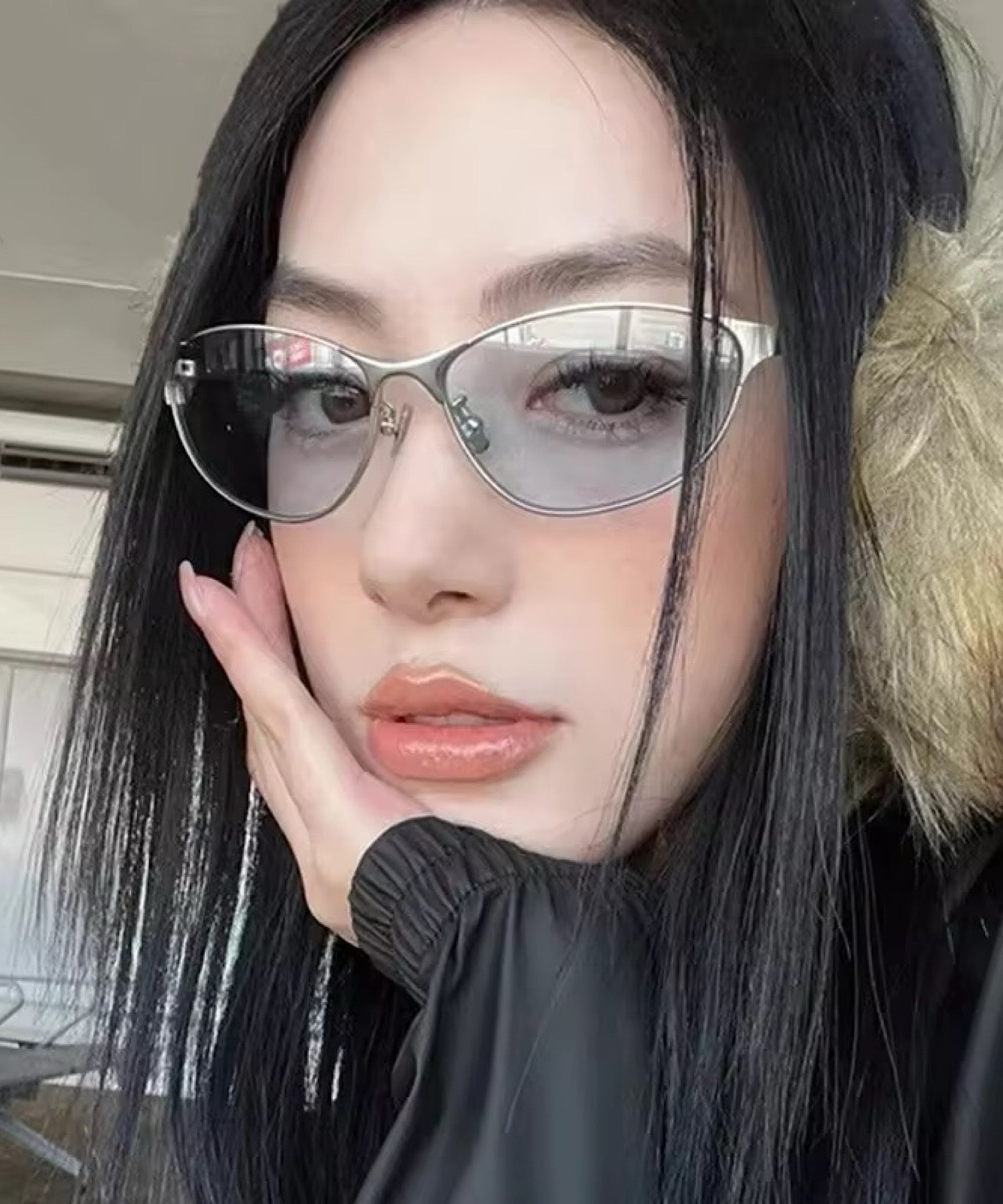 メタルキャットアイ シェードサングラス（UV400）| THEODORIC.dy公式