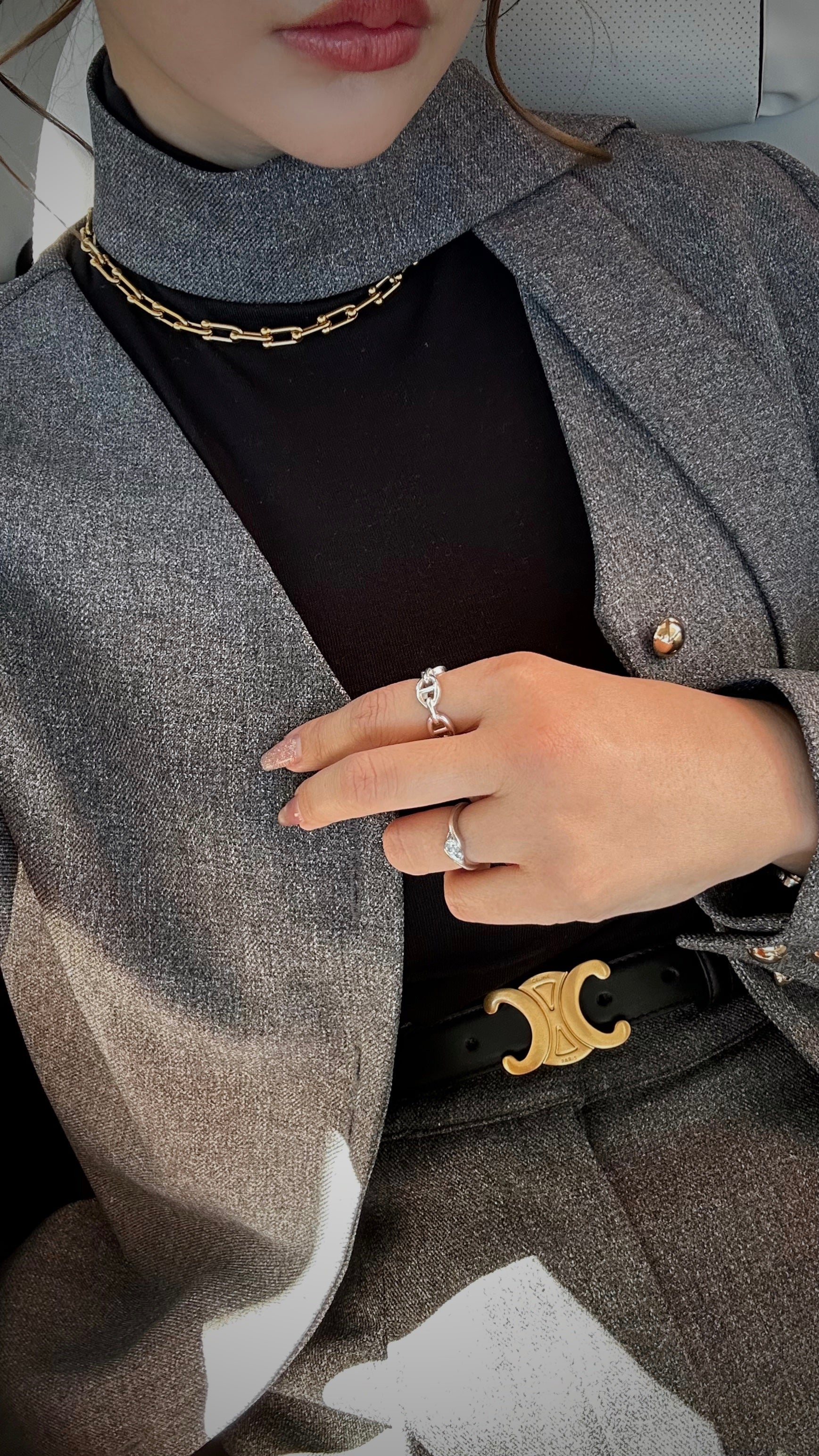 ★バランスモード セットアップ （スカーフタイジャケット×美シルエットパンツ）