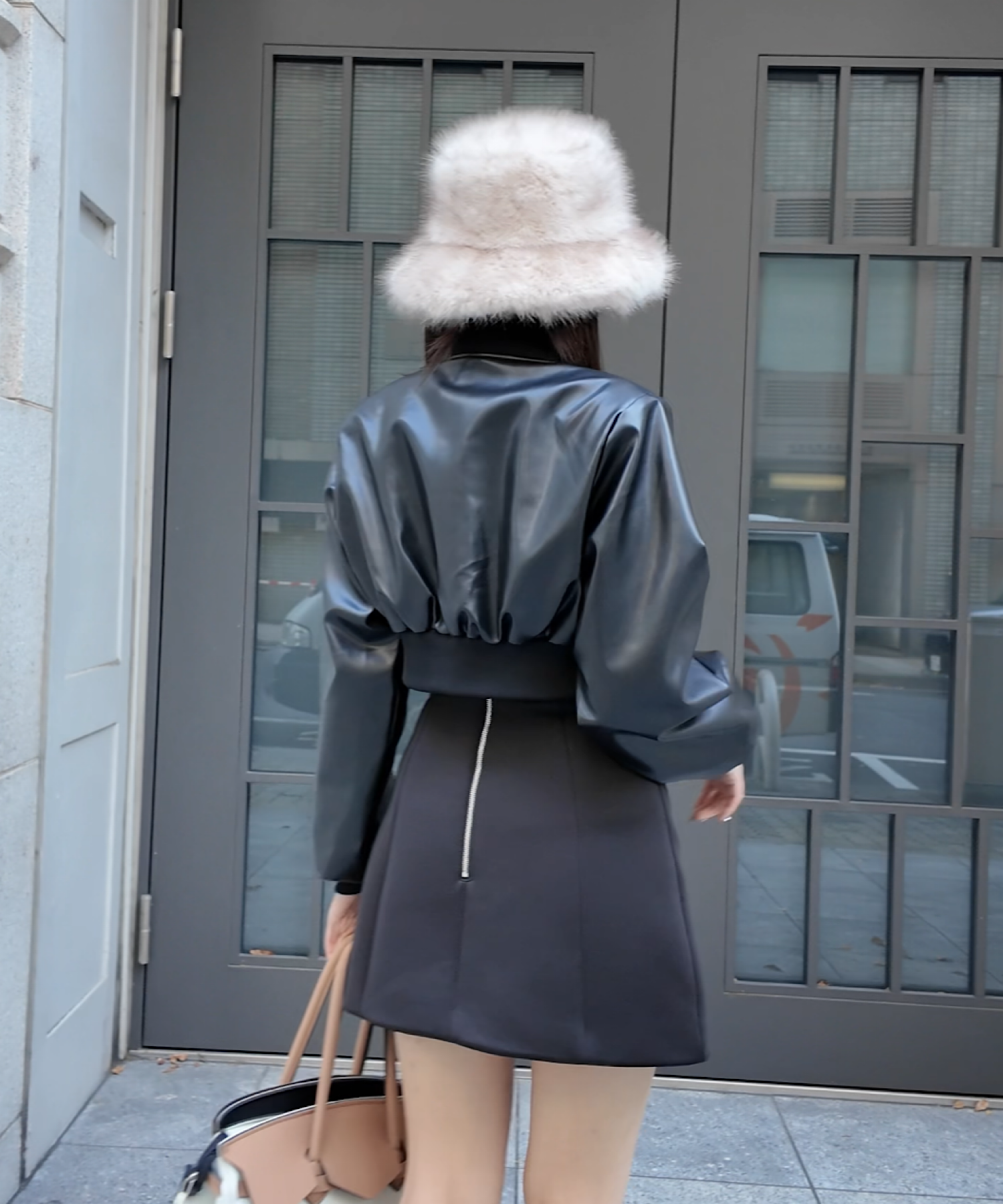 【通常販売開始】エコレザーショートフライトブルゾン/＊公式限定