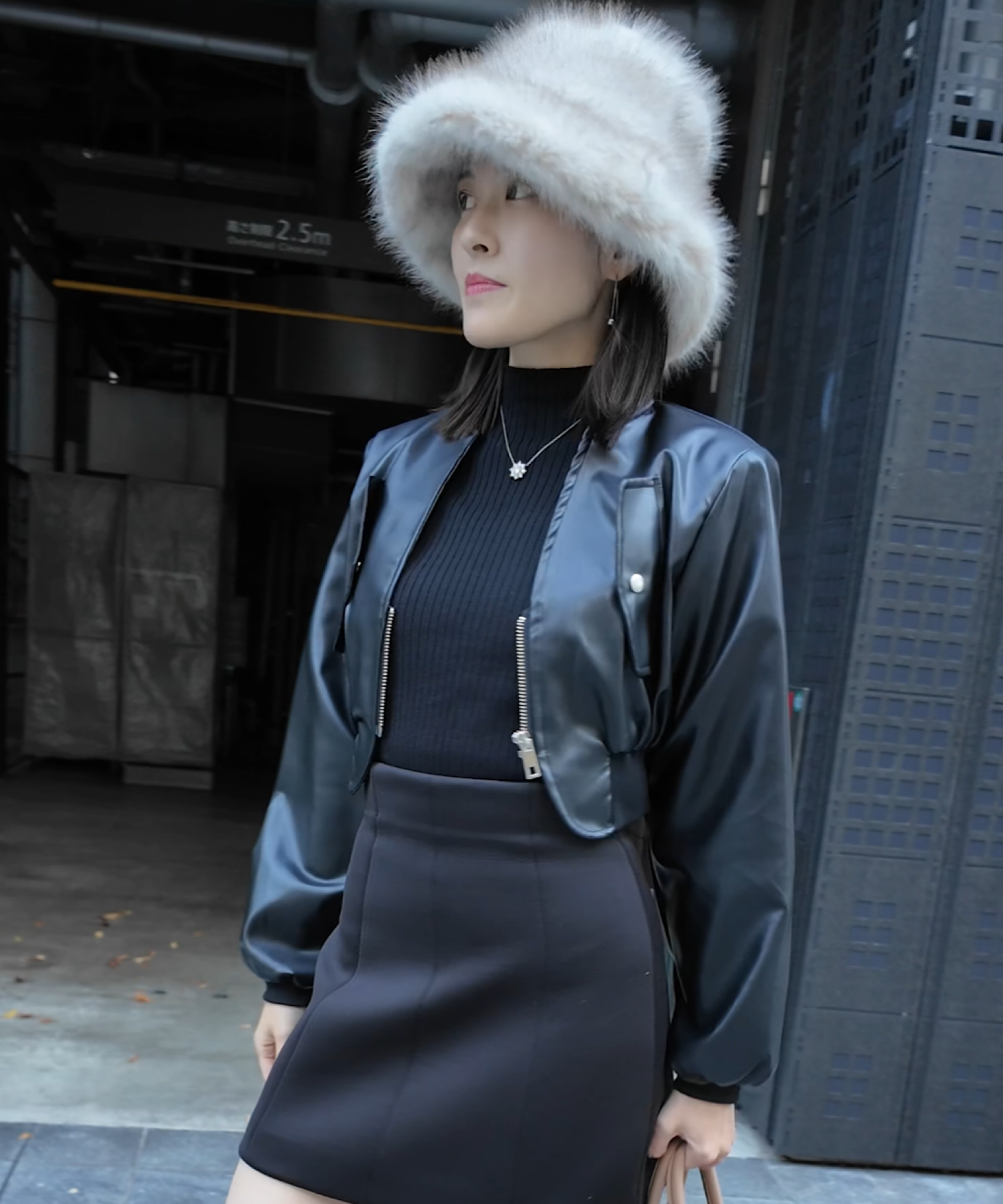 【通常販売開始】エコレザーショートフライトブルゾン/＊公式限定