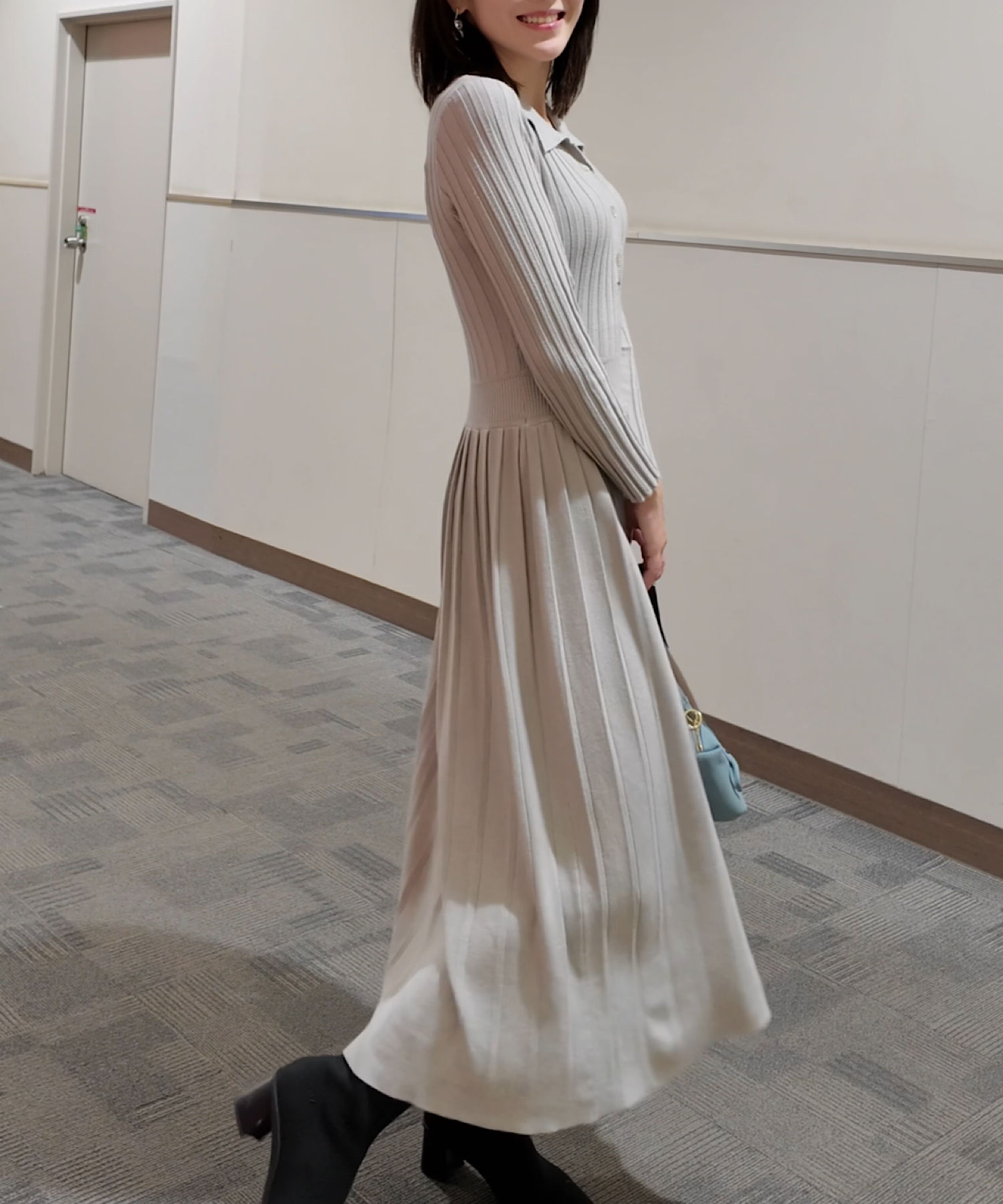 theredthread ワンピース ウエストシェイプリブニットワンピース | THEODORIC.dy公式通販 | セオ