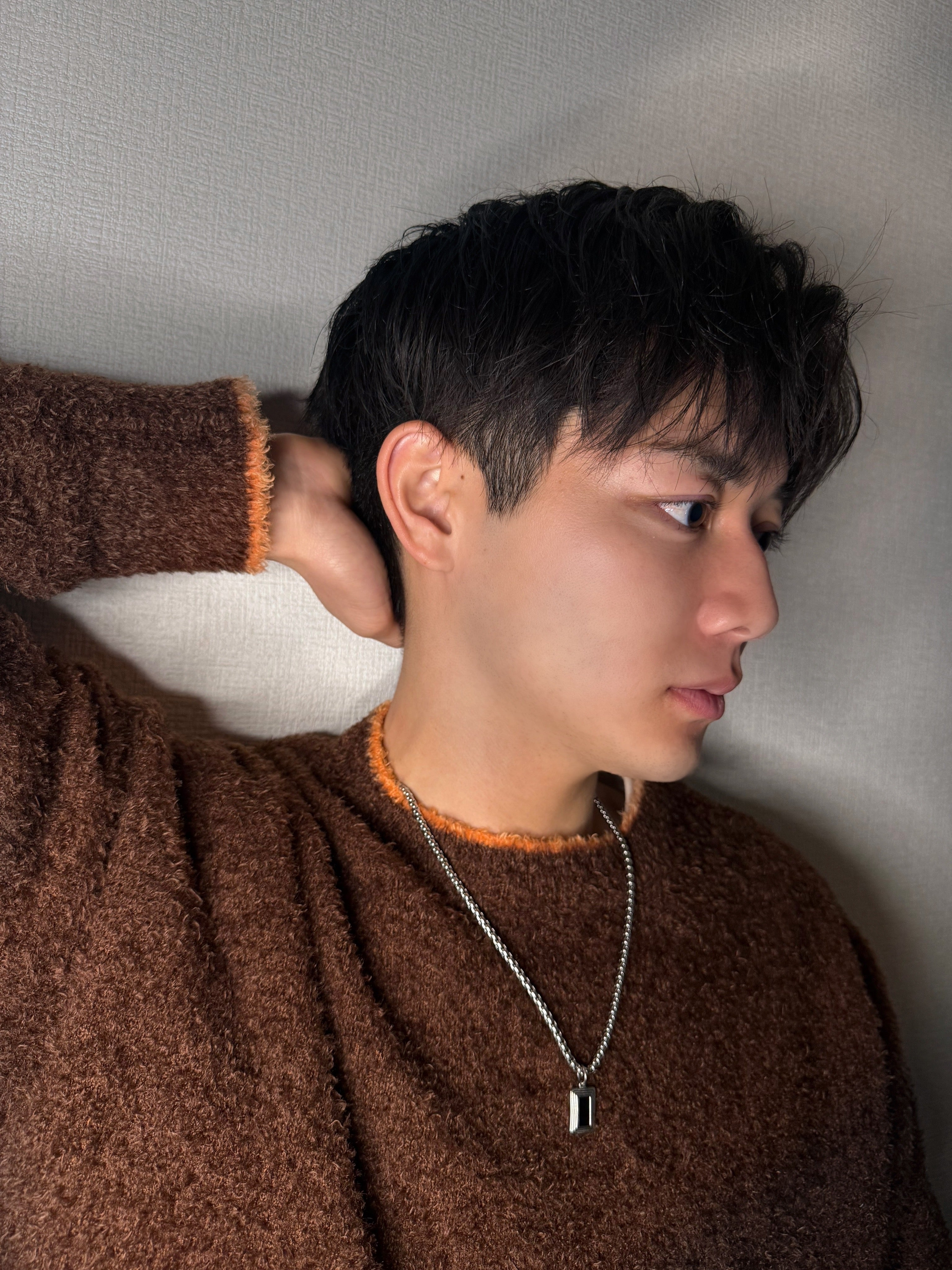 ブラックミニプレート 316Lサージカルネックレス– THEO accessory collection –