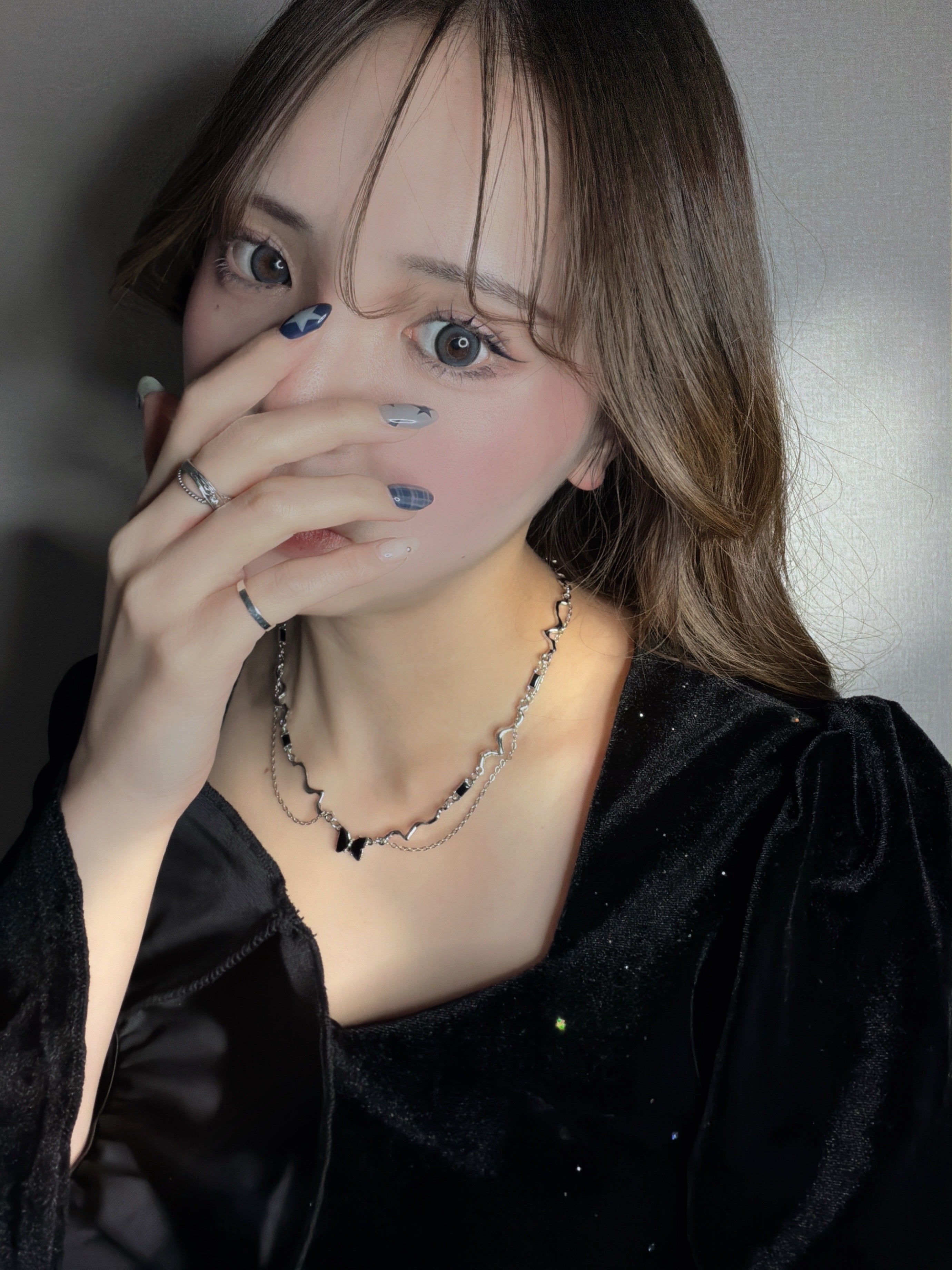 ブラックバタフライネックレス– THEO accessory collection –