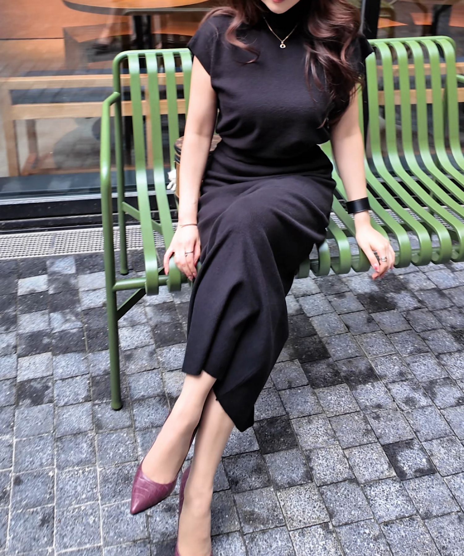 ハイネックニットスカートセット/こんな気温差にちょうどいいニットセット