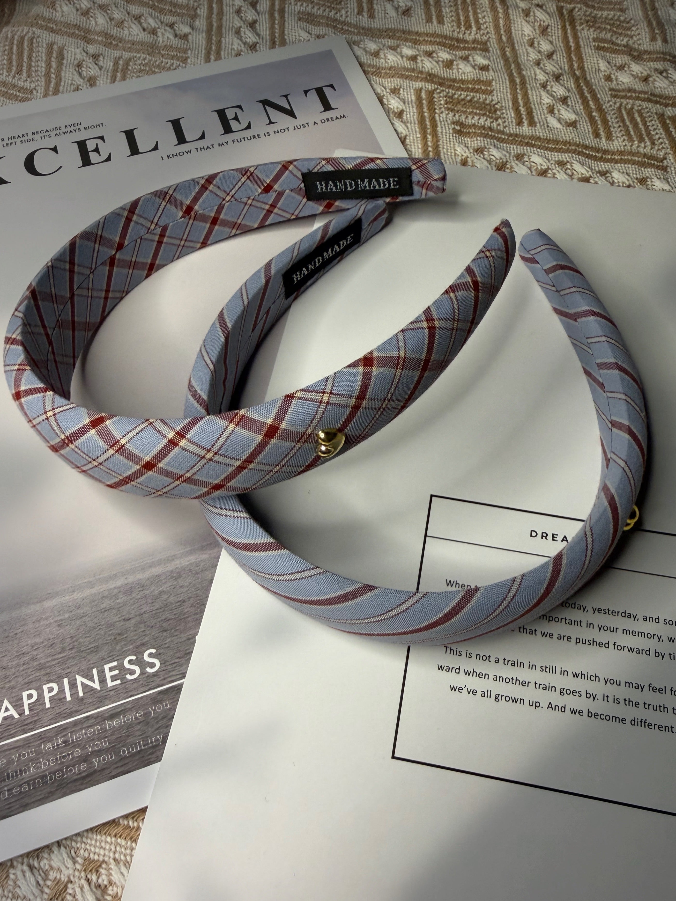 チェックストライプカチューシャ– THEO accessory collection –