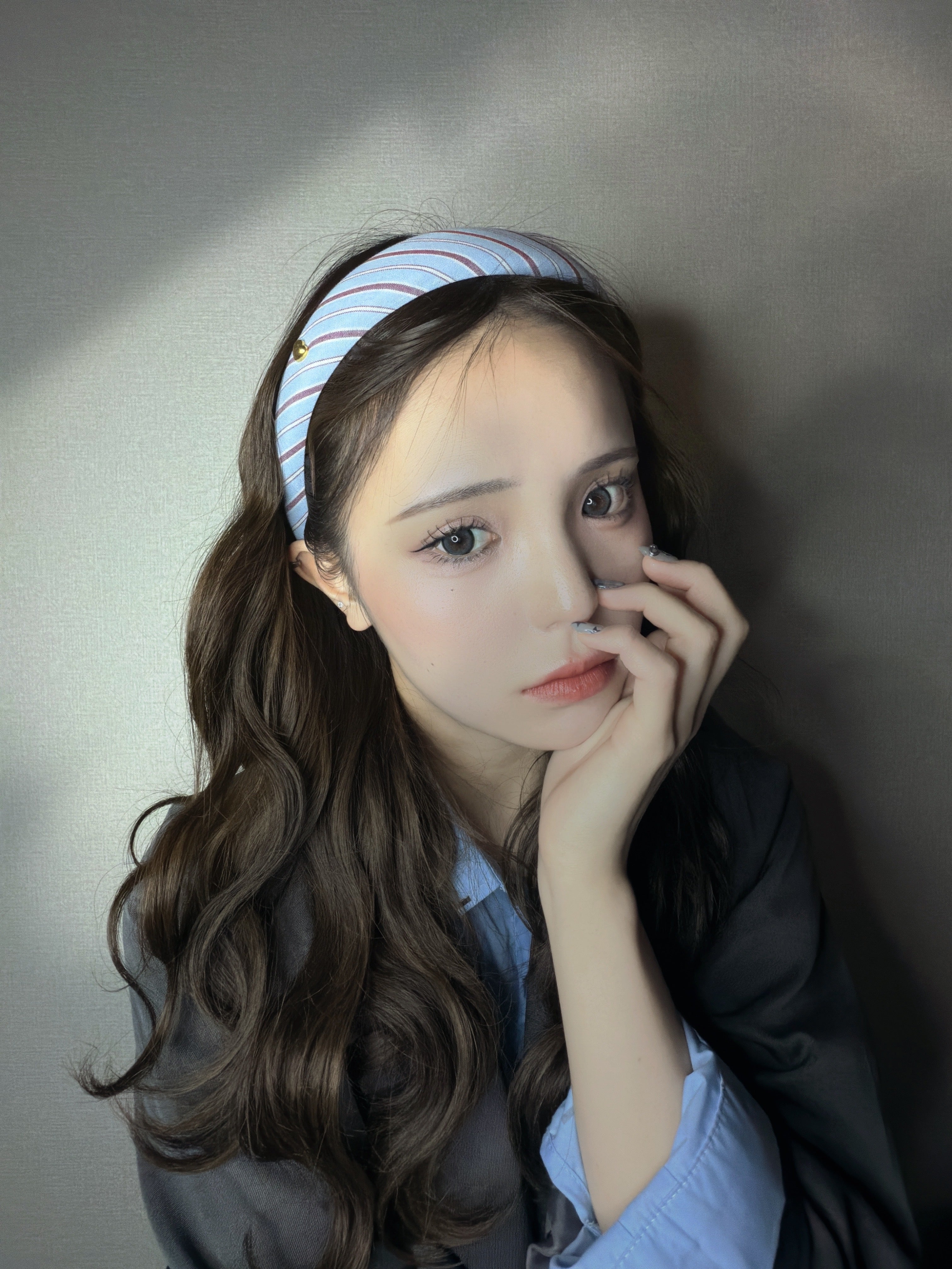 チェックストライプカチューシャ– THEO accessory collection –