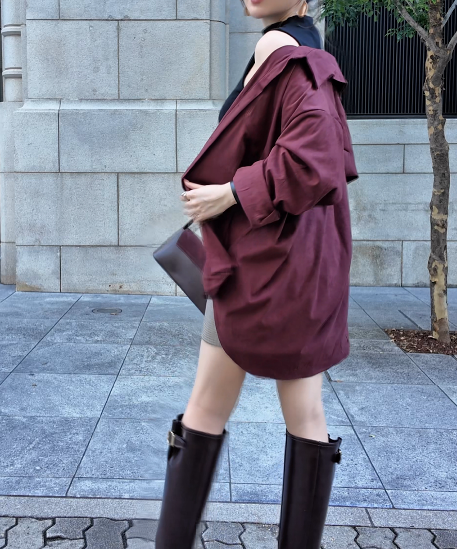 フェイクスエードオーバーシャツ