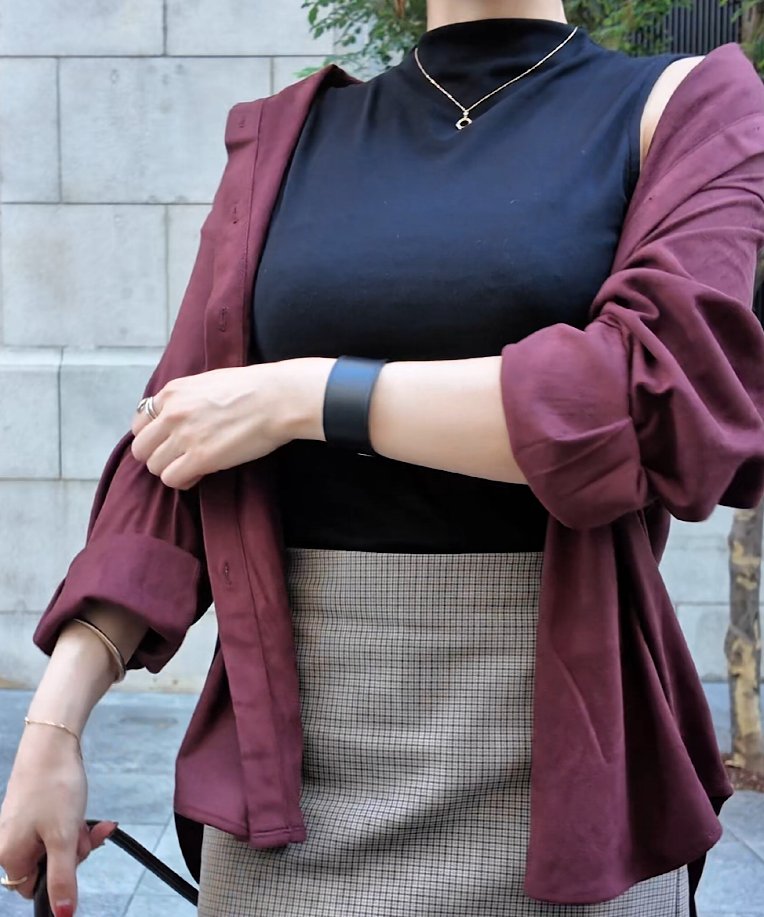 フェイクスエードオーバーシャツ