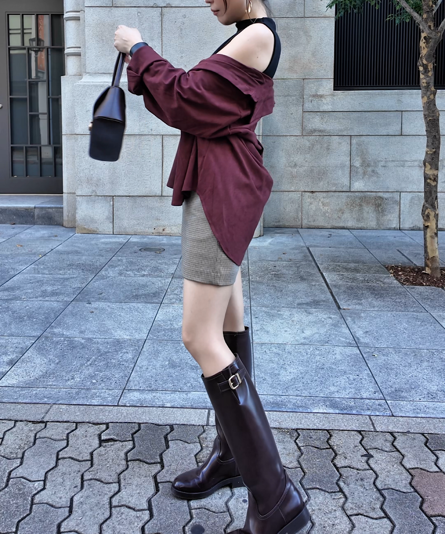 フェイクスエードオーバーシャツ