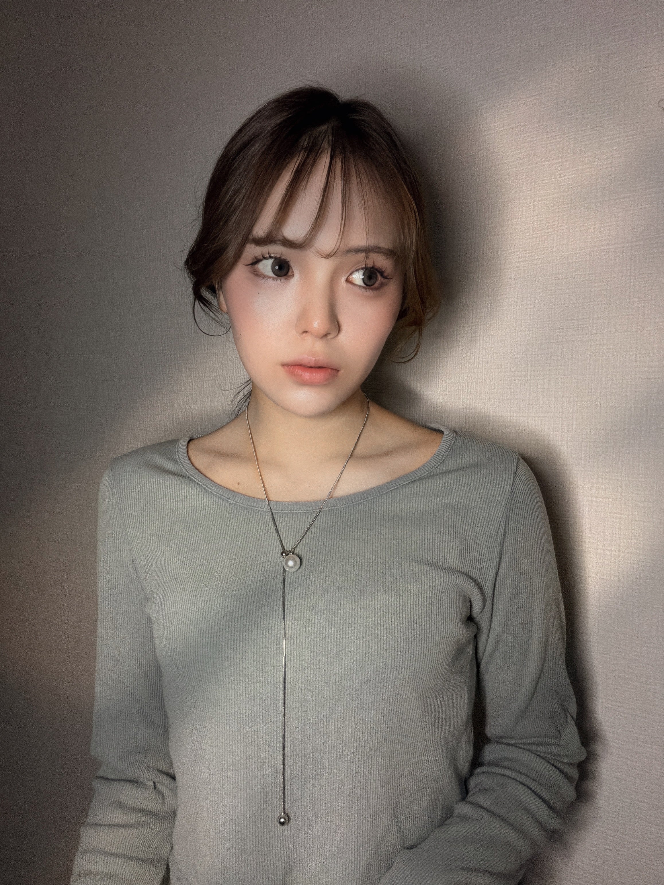 パールスライダーネックレス