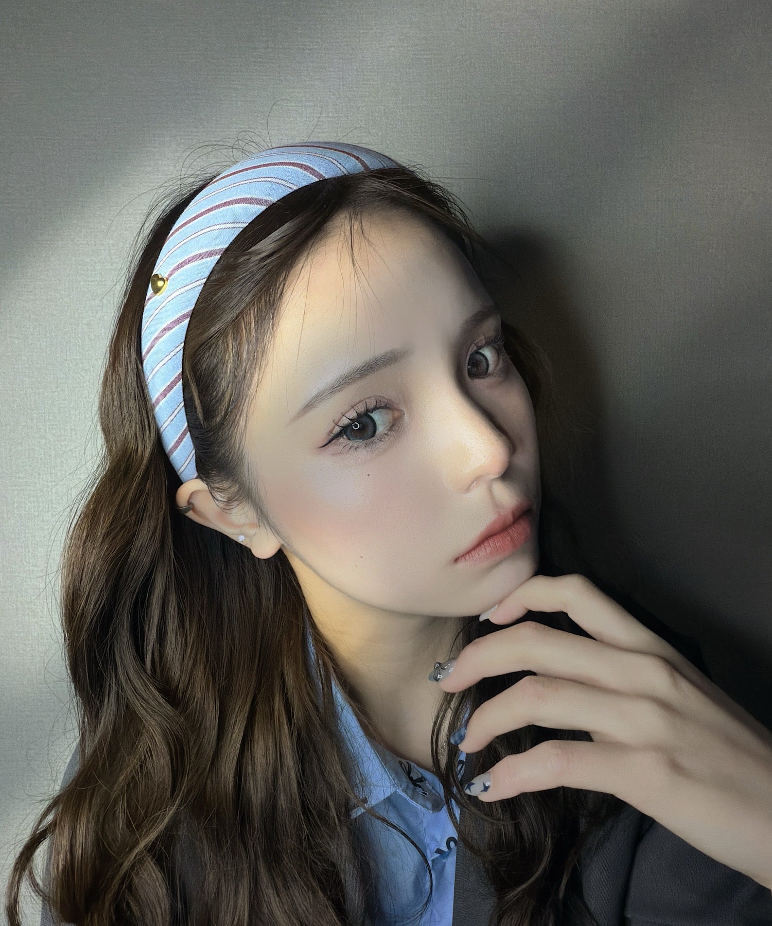 チェックストライプカチューシャ– THEO accessory collection –