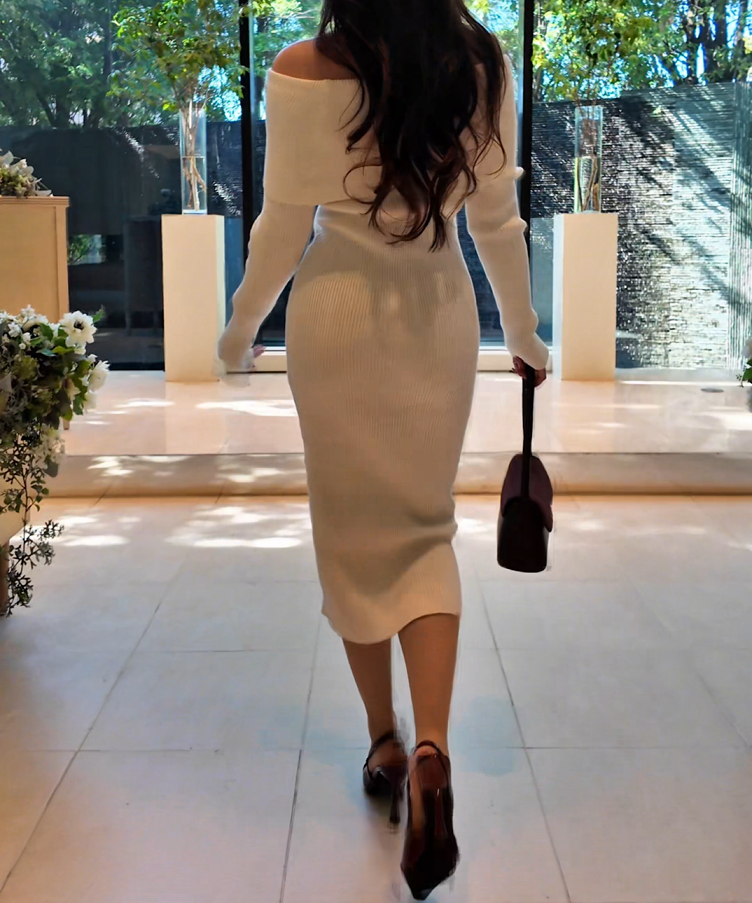 【予約商品】オフショルダーニットワンピ/  *人気商品の為お一人様1点のみ