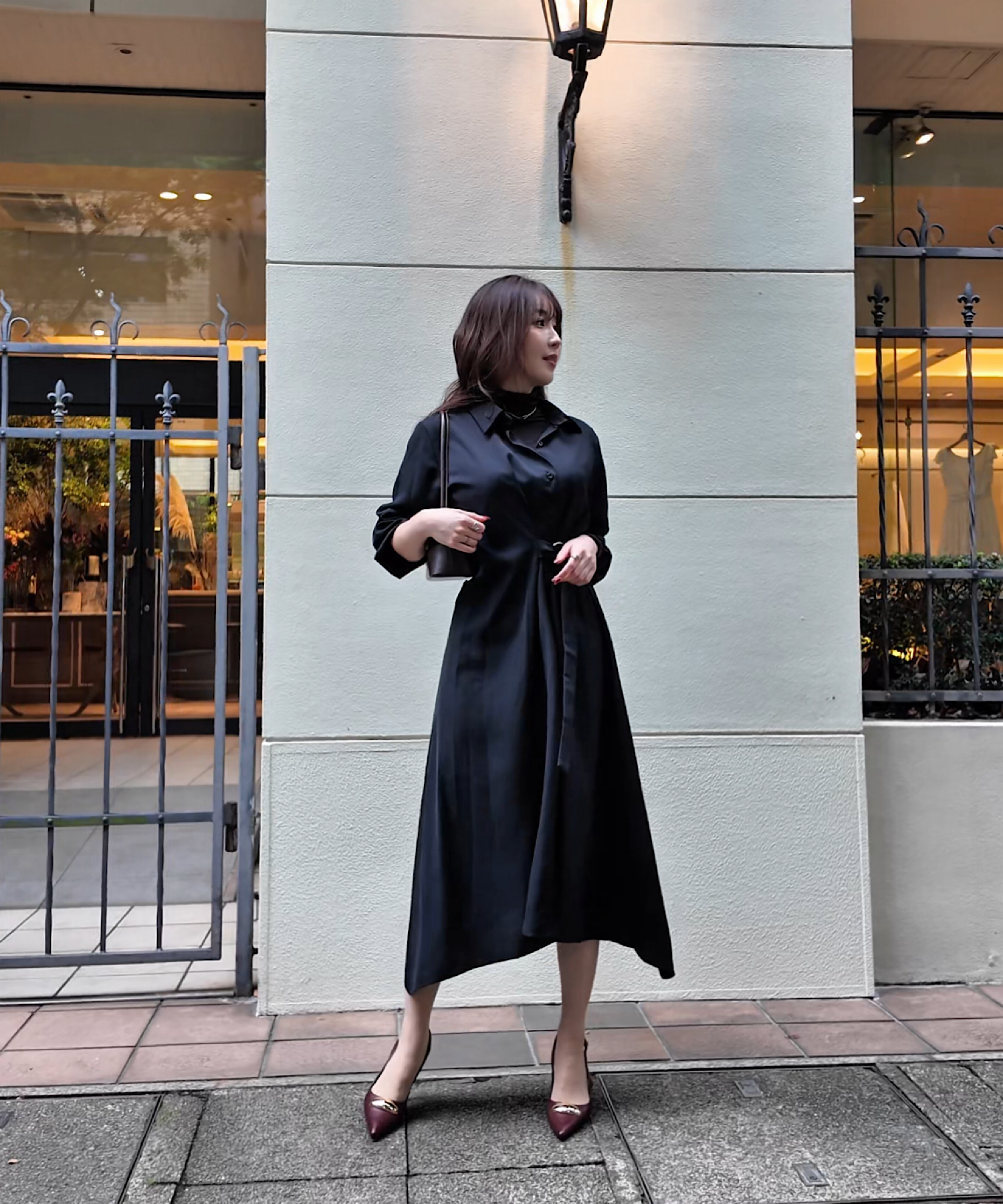 【予約商品】ウェストベルトシャツワンピース/ 様々シーン大活躍アイテム！