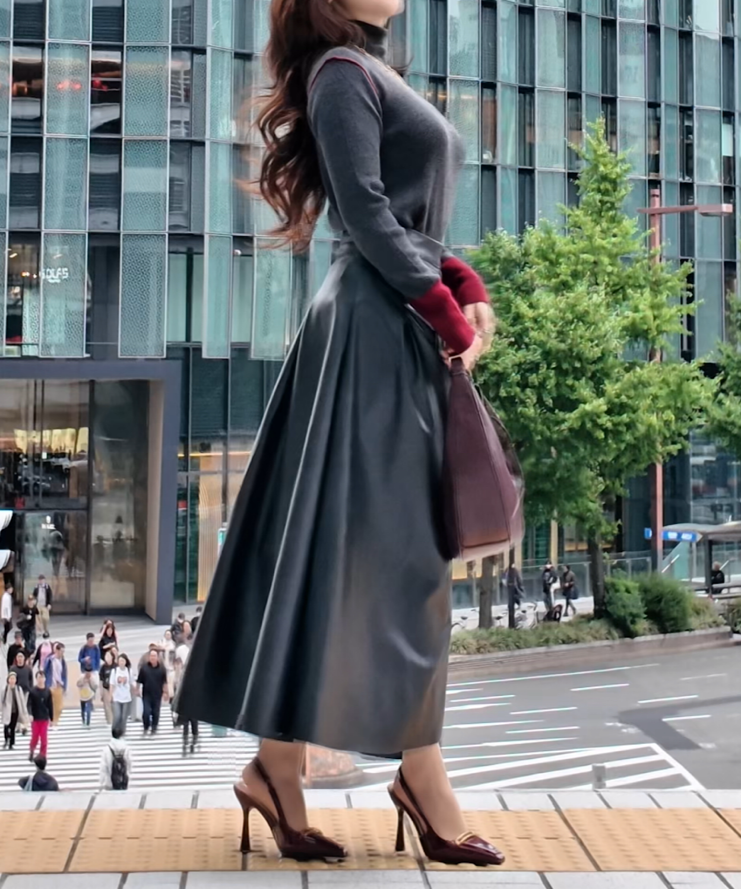 ウールポイント配色タートルネックニット【公式限定】