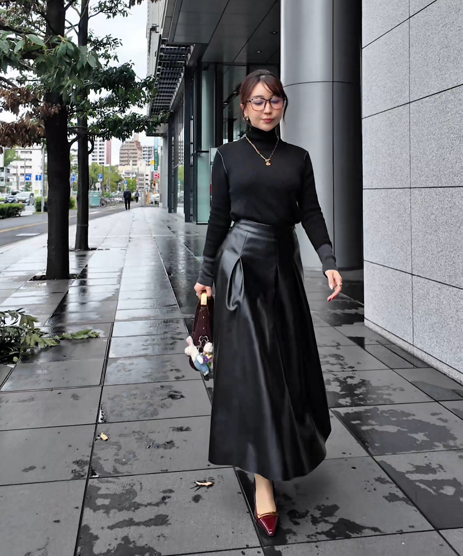 ウールポイント配色タートルネックニット【公式限定】