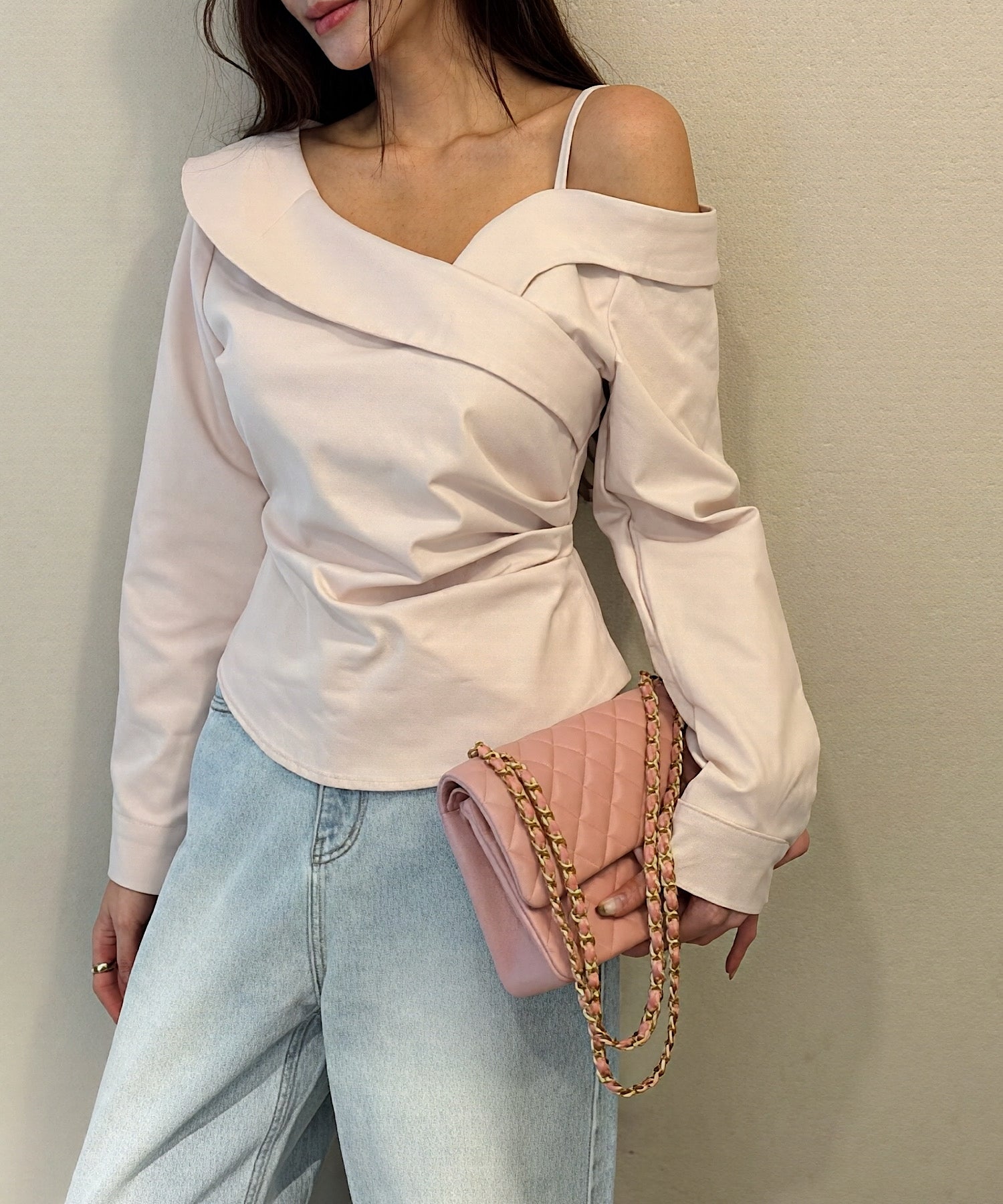 【ご予約商品】イレギュラーカッティングブラウス（オーガニックコットン使用）