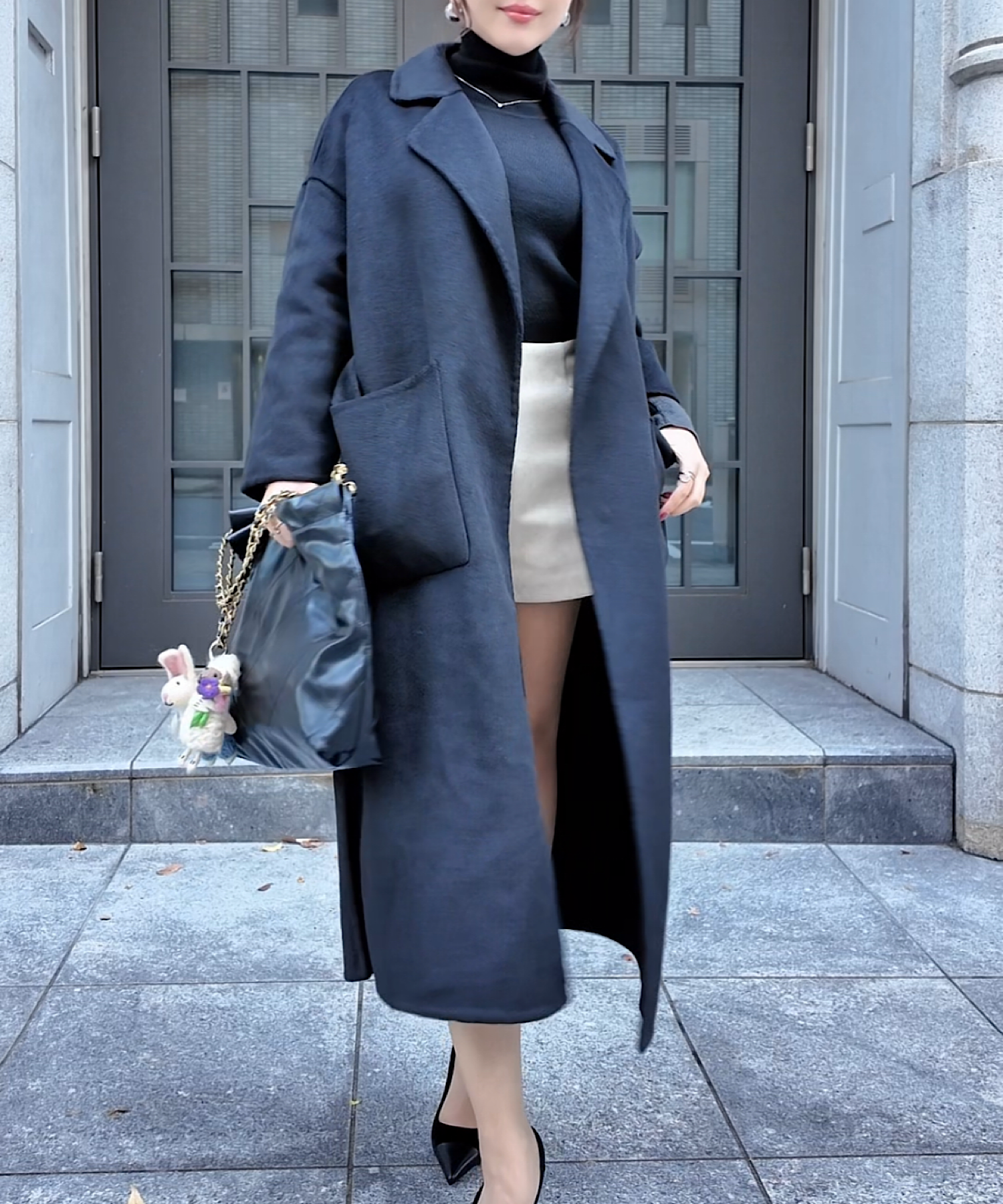 サイドスリットハンドメイドコート /  *公式限定