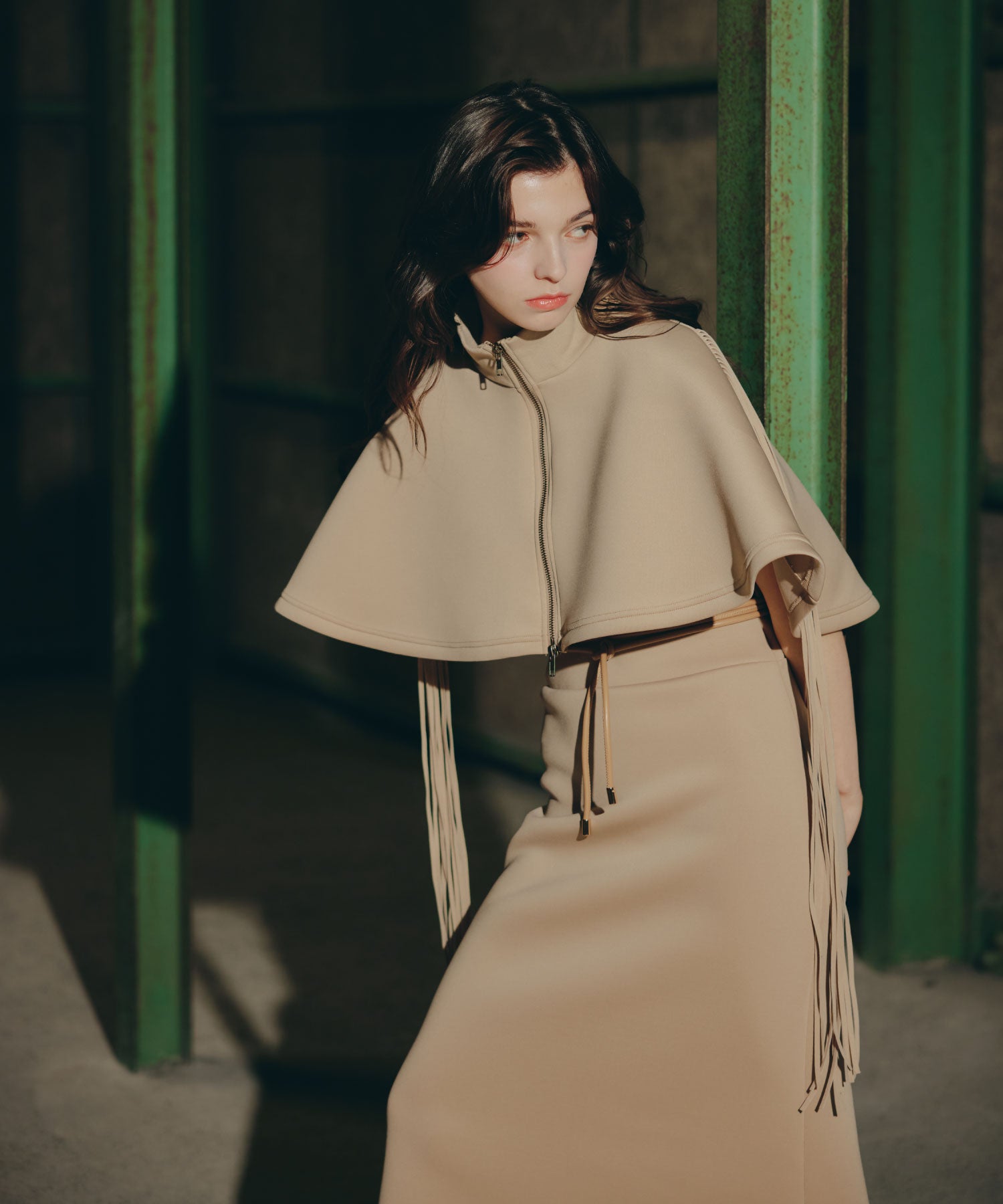 Fringe Cape set up/フリンジケープセットアップ