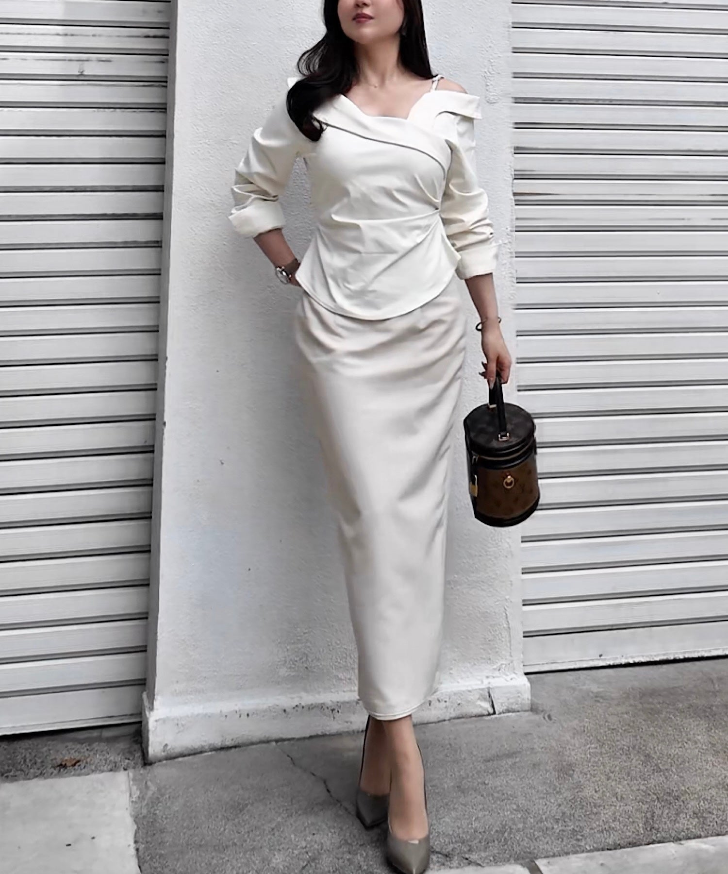 【ご予約商品】イレギュラーカッティングブラウス（オーガニックコットン使用）