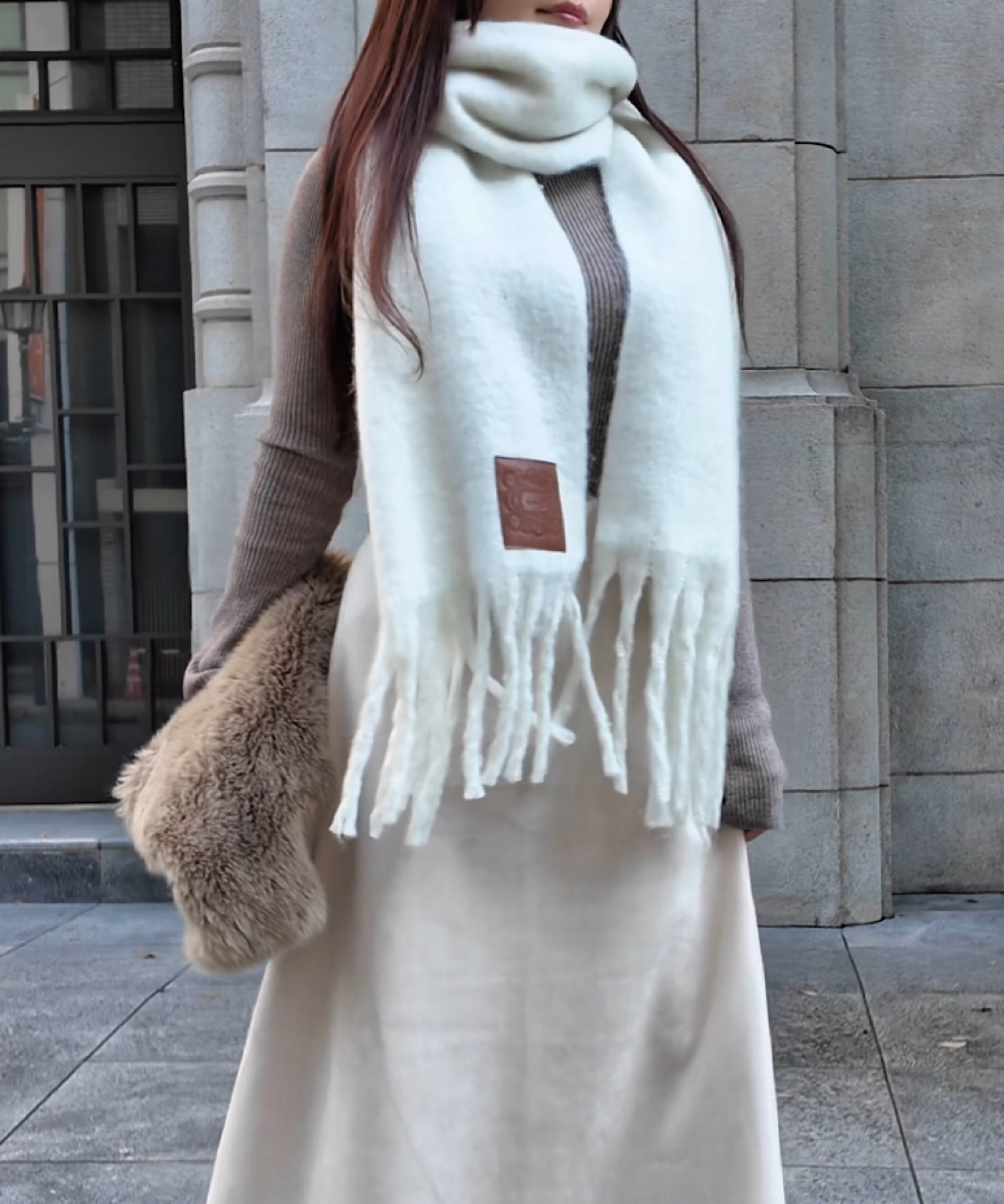 🧣 シグネチャーフリンジストール／Signature Fringe Stole