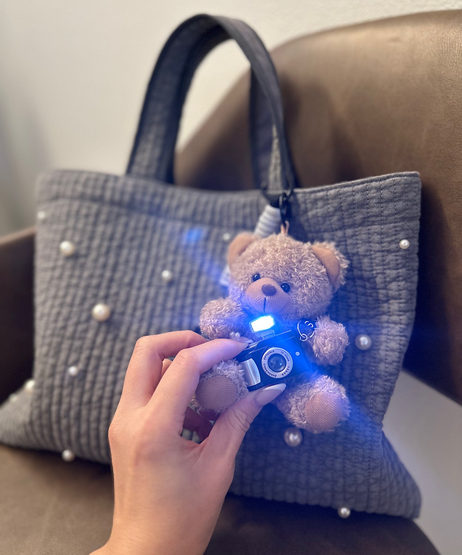 ゴーグルベア バッグチャーム