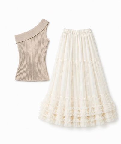 BEIGE×ivory / F