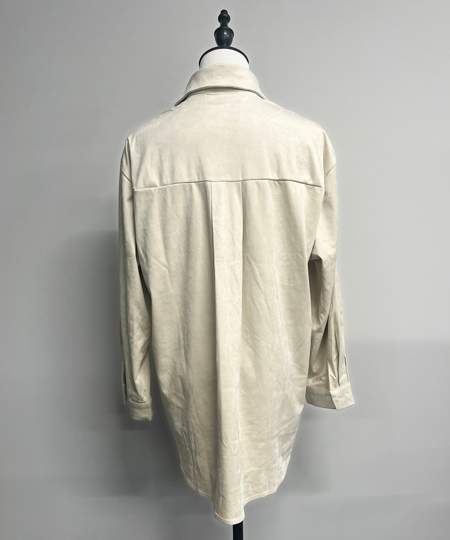 フェイクスエードオーバーシャツ