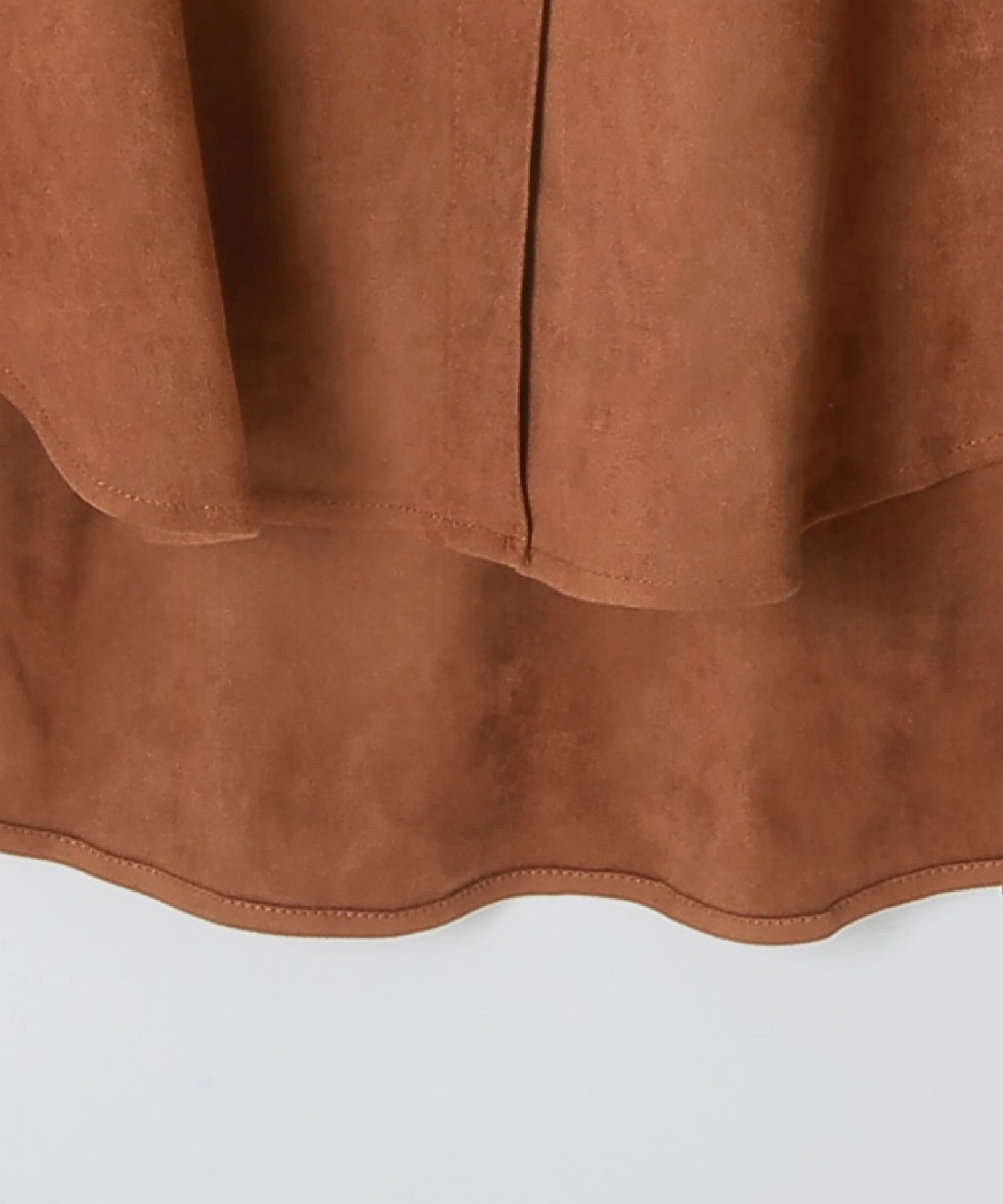 フェイクスエードオーバーシャツ