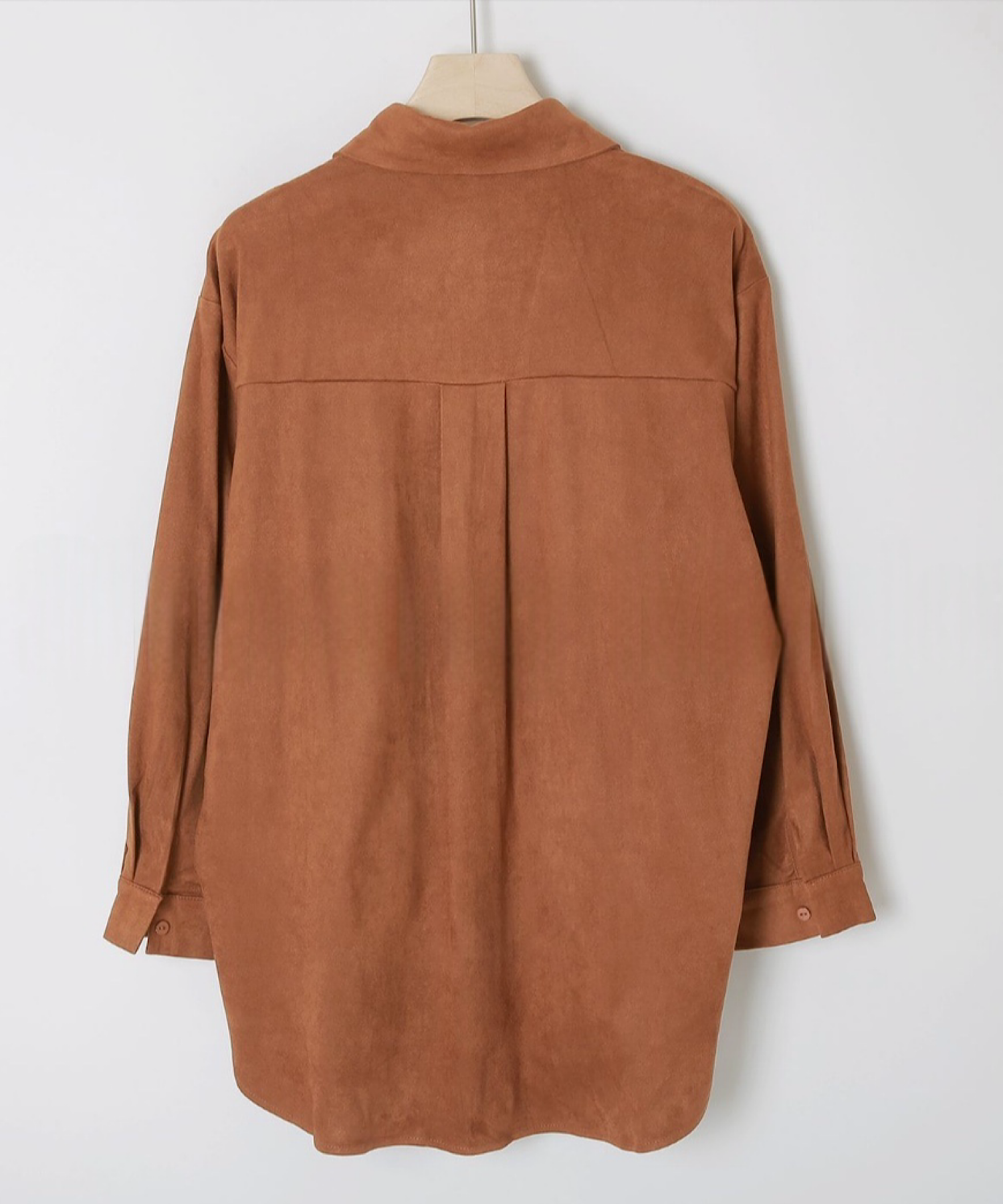 フェイクスエードオーバーシャツ