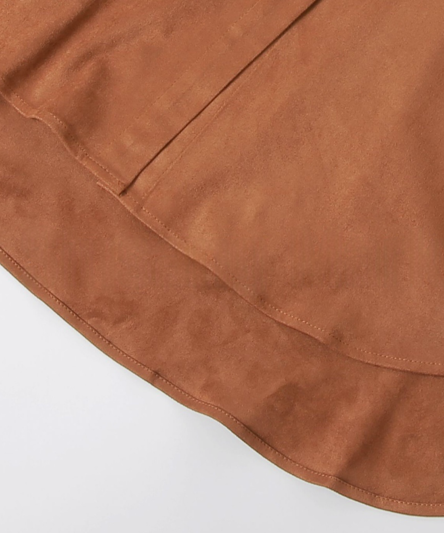 フェイクスエードオーバーシャツ