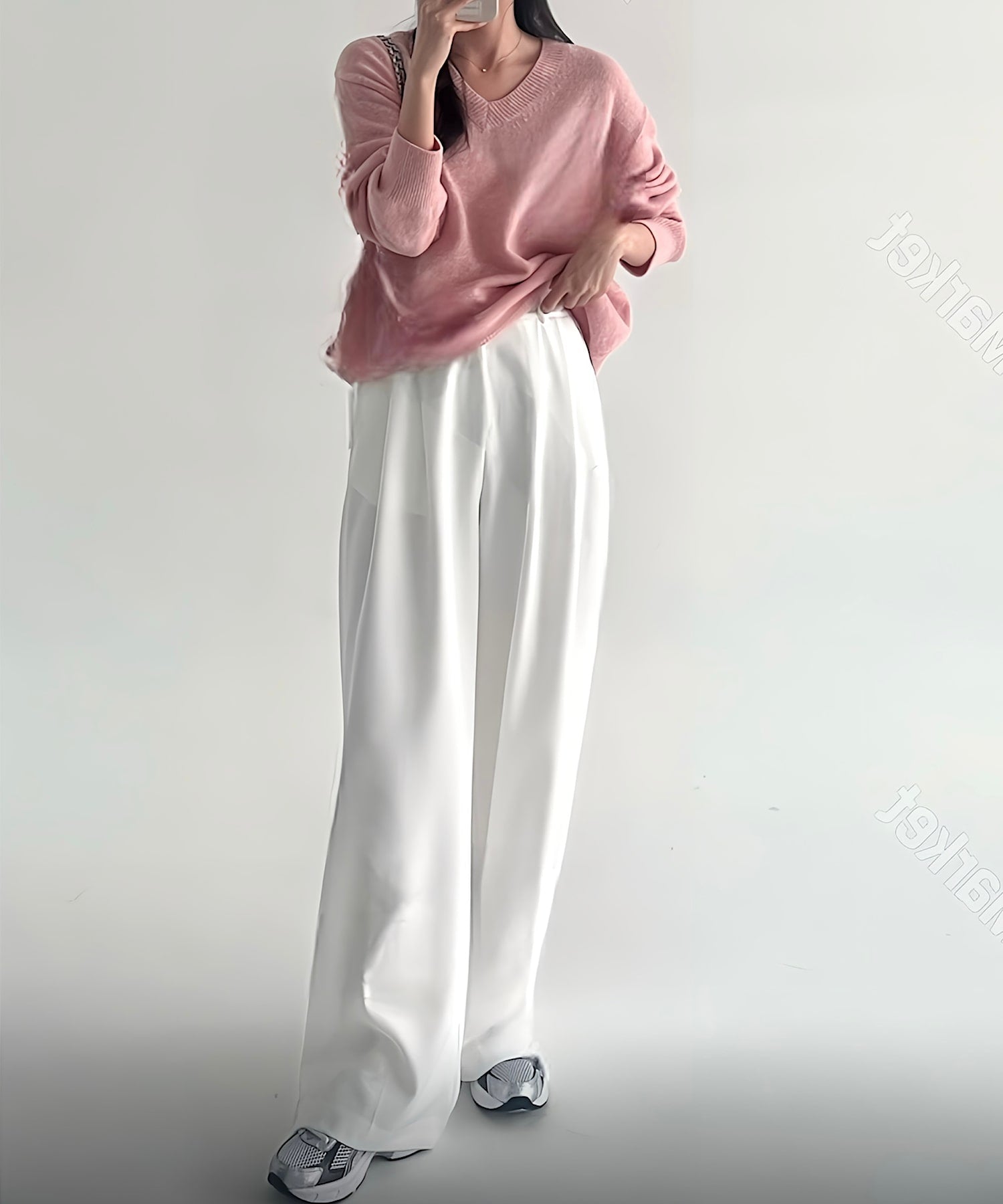 マルチレングスワイドスラックス（美脚×体型カバーの計算シルエット）