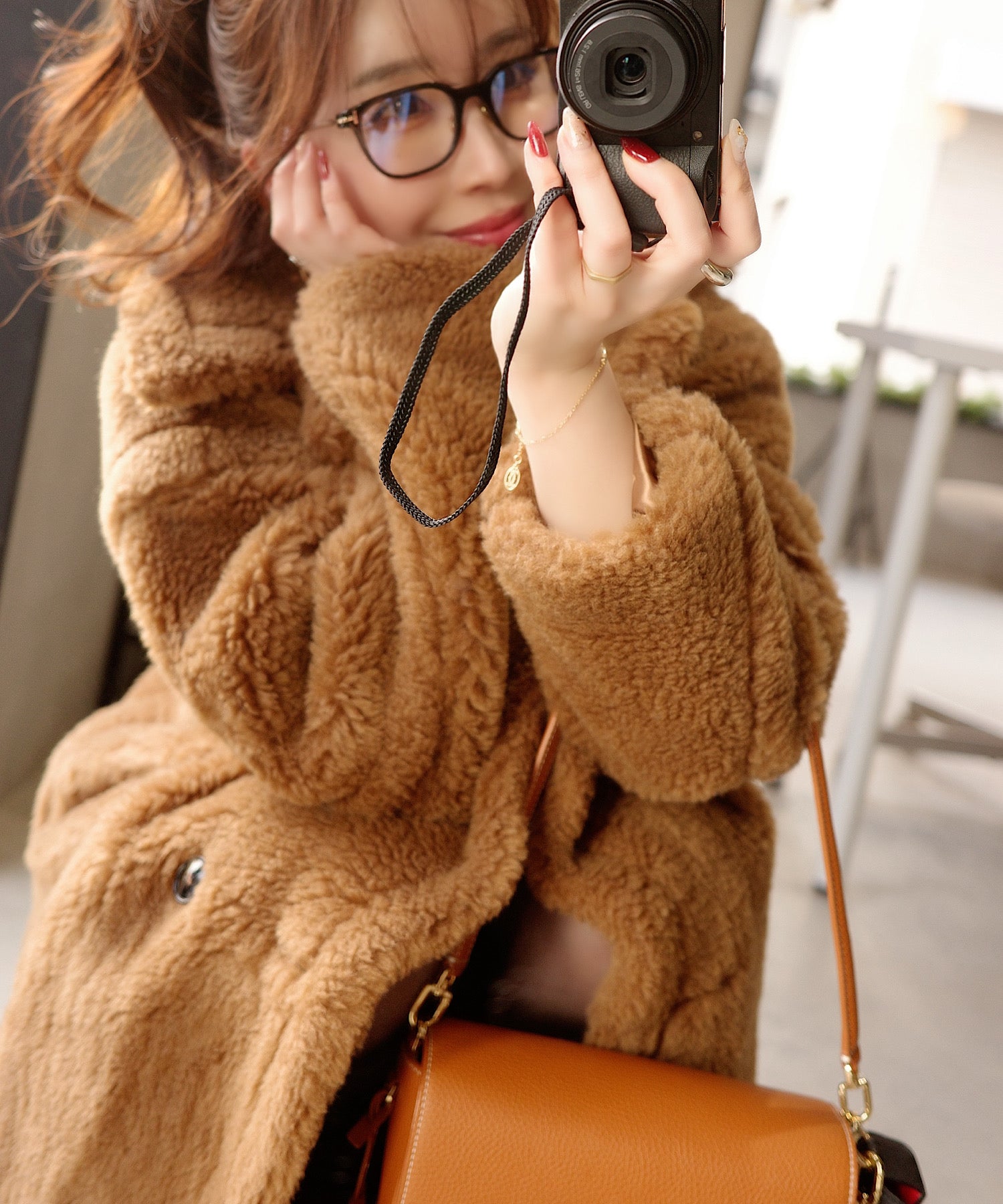 プレミアムテディ ロングボアコート / Premium Teddy Long Boa Coat