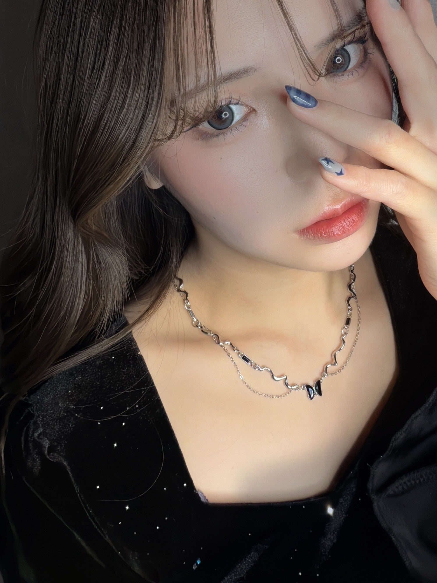ブラックバタフライネックレス– THEO accessory collection –