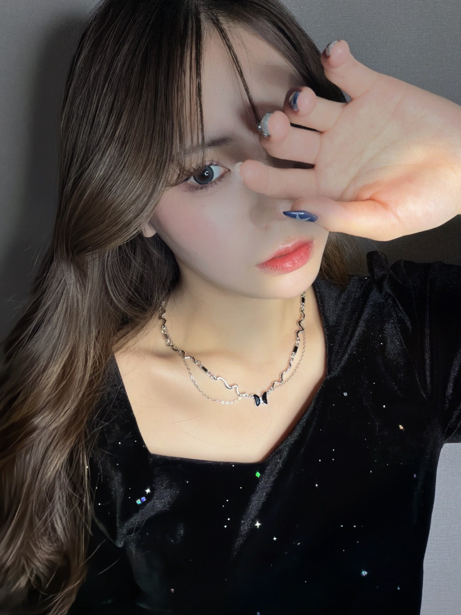 ブラックバタフライネックレス– THEO accessory collection –