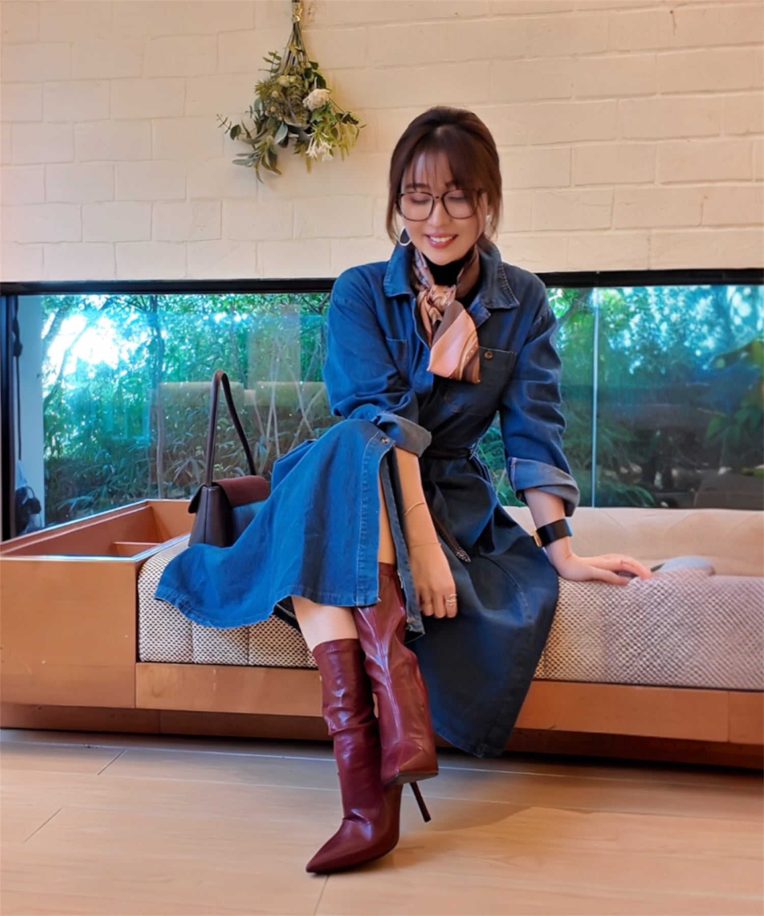 ロングデニムワンピース / ＊公式限定