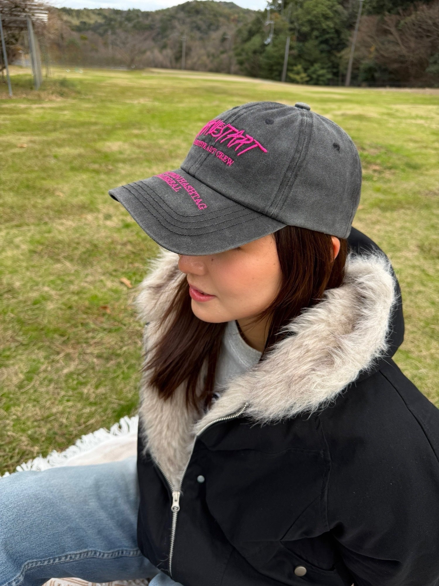 フェードロゴキャップ　 – THEO accessory collection –