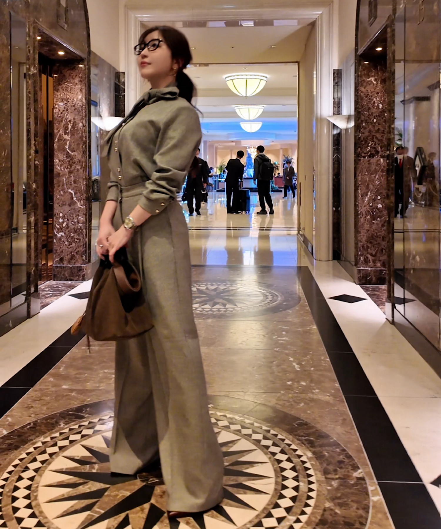 ビューティーライン セミワイドパンツ【セットアップ商品:15470012】