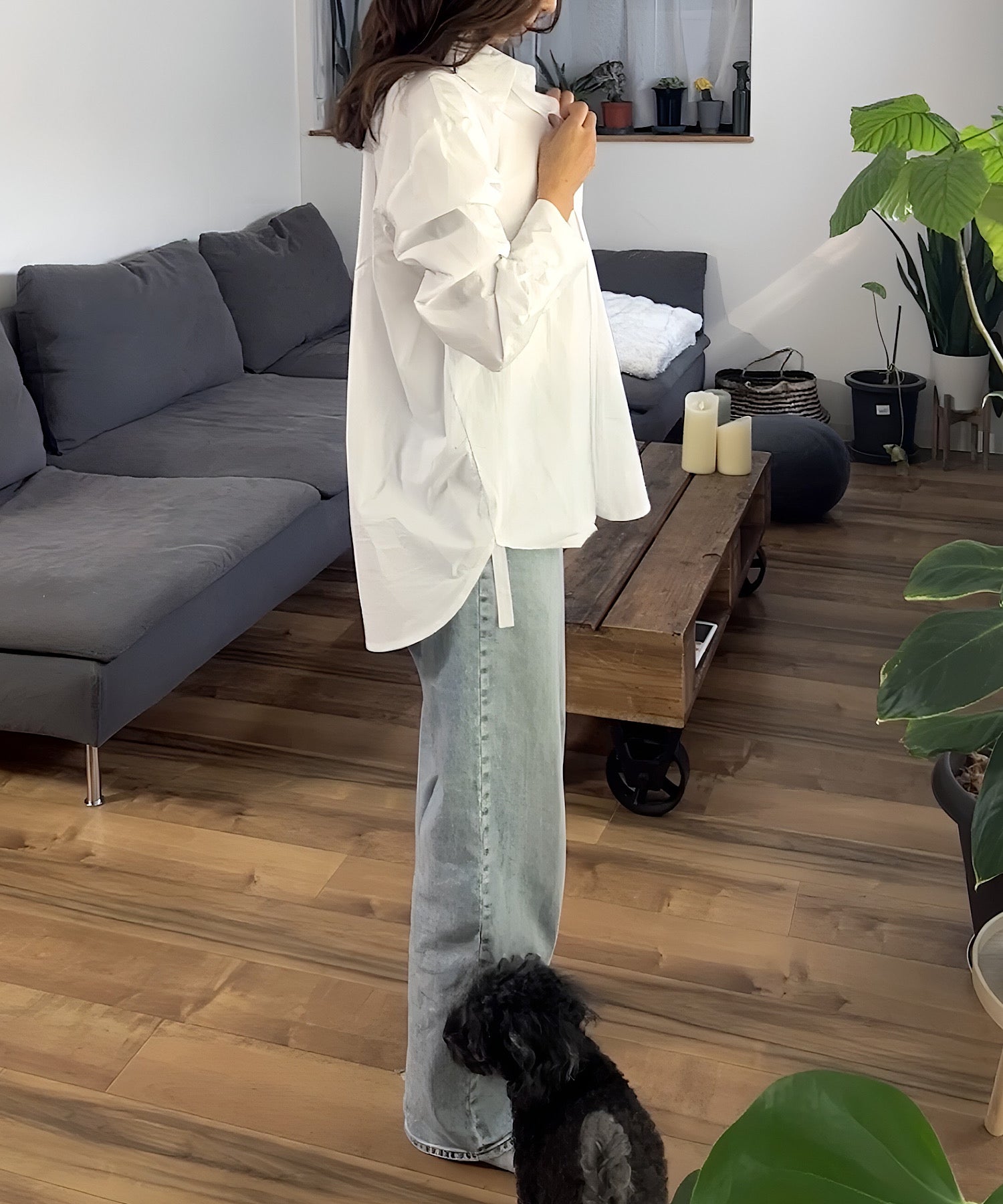 バックデザインシャツ