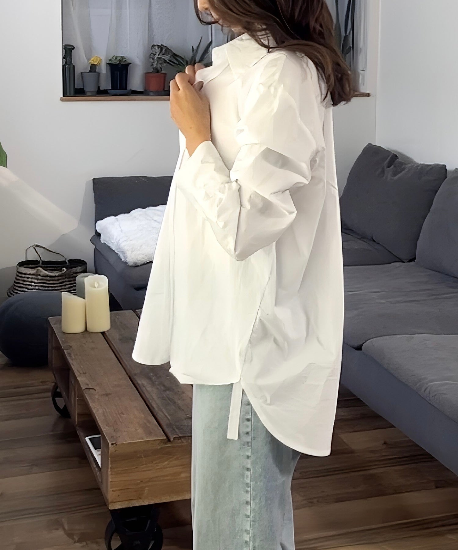 バックデザインシャツ