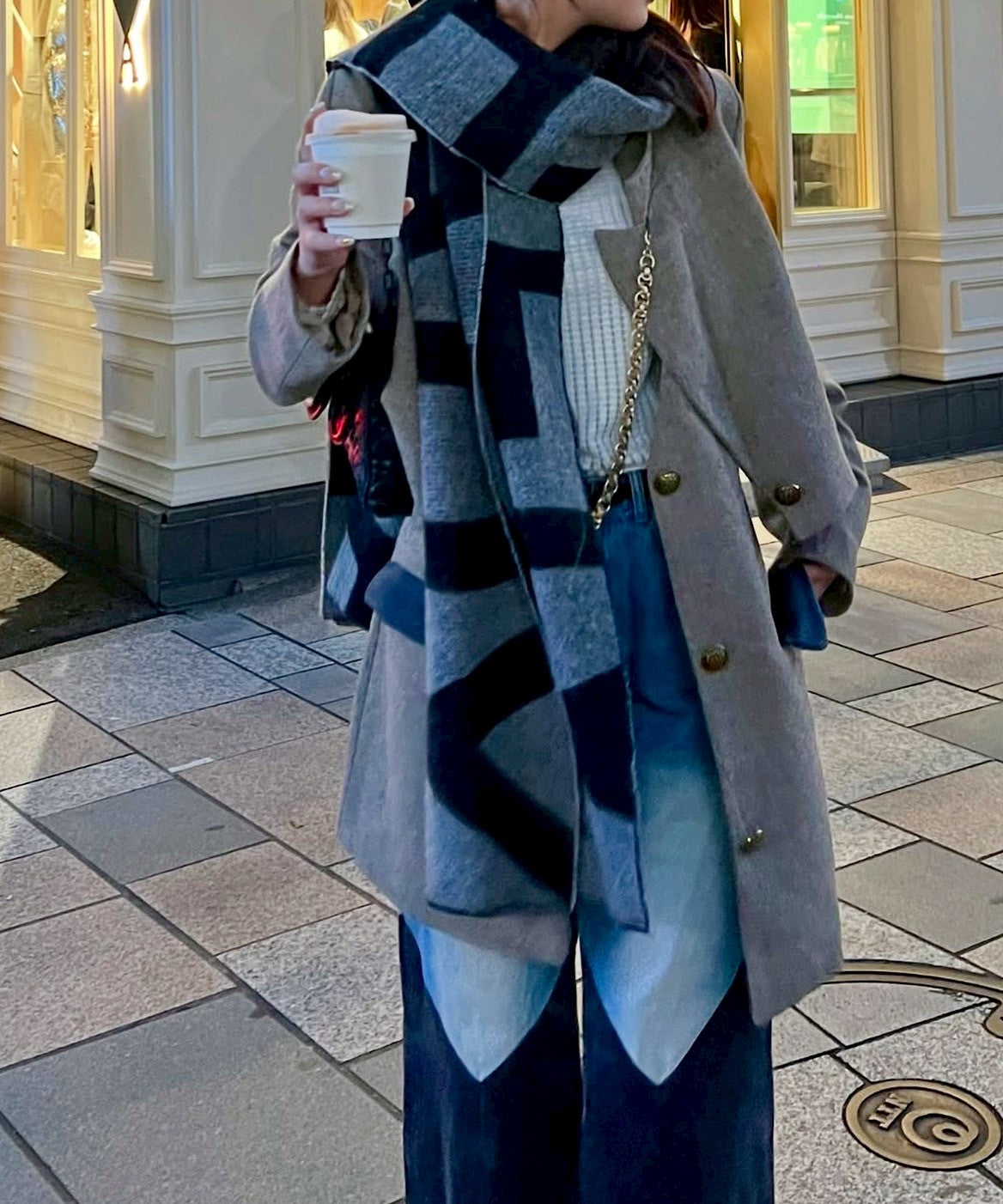 レイヤードセットジャケット（着丈差で映える、大人のレイヤード