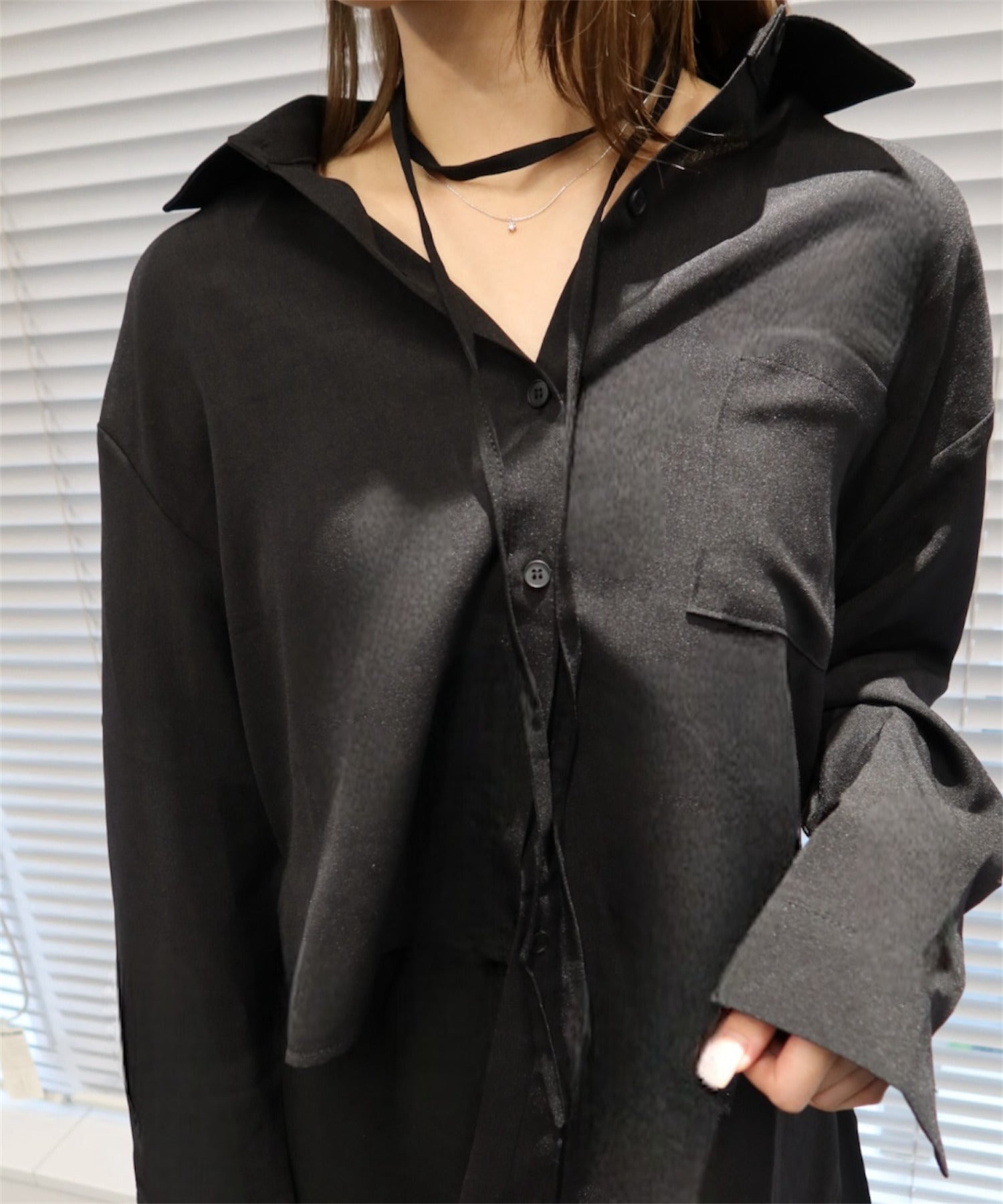 ムードレイヤーシャツ（着こなし自在な、夏のシアーシャツ）/ Mood Layer Shirt