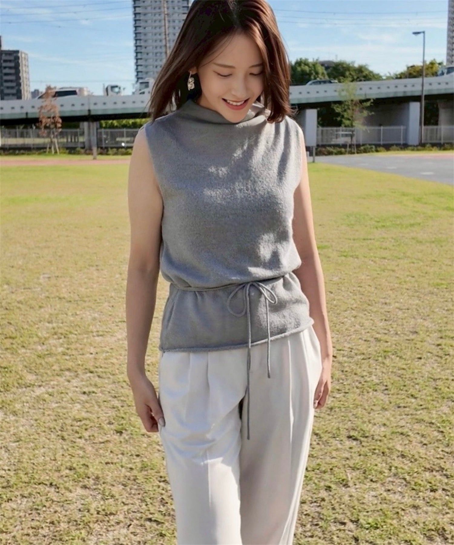 モヘアタートルネックニットビスチェ【公式限定】