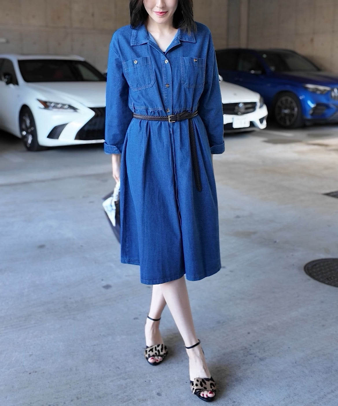 ロングデニムワンピース / ＊公式限定