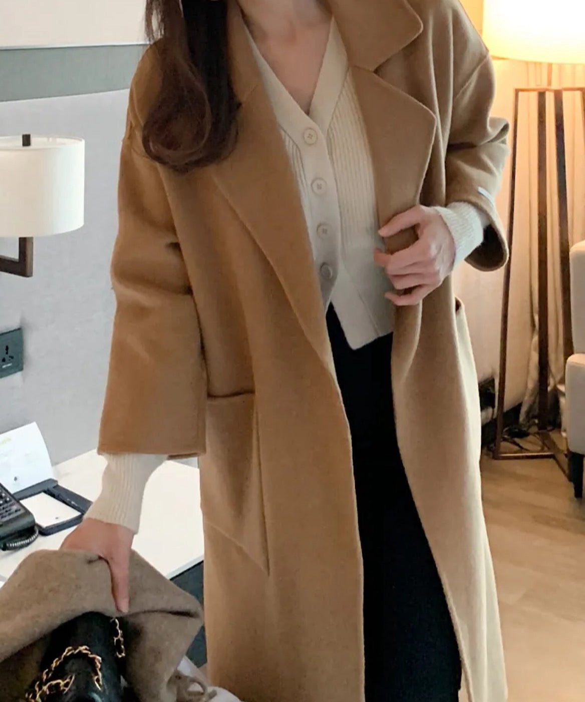 サイドスリットハンドメイドコート【公式限定】